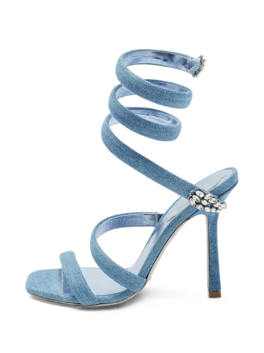 Cleo Crystal-Embellished Sandals by René Caovilla