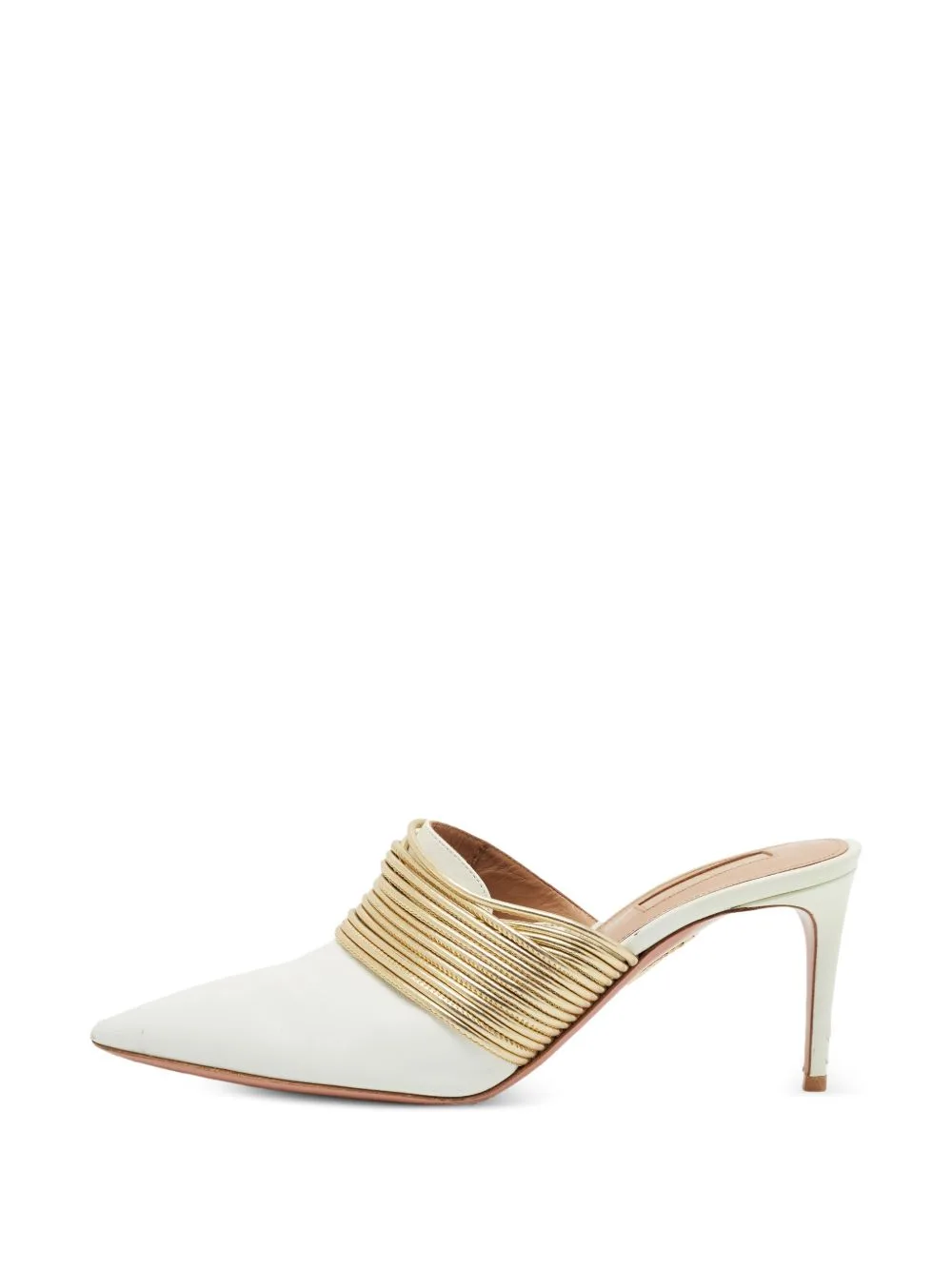 Rendez Vous Cord-Detail Mules by Aquazzura