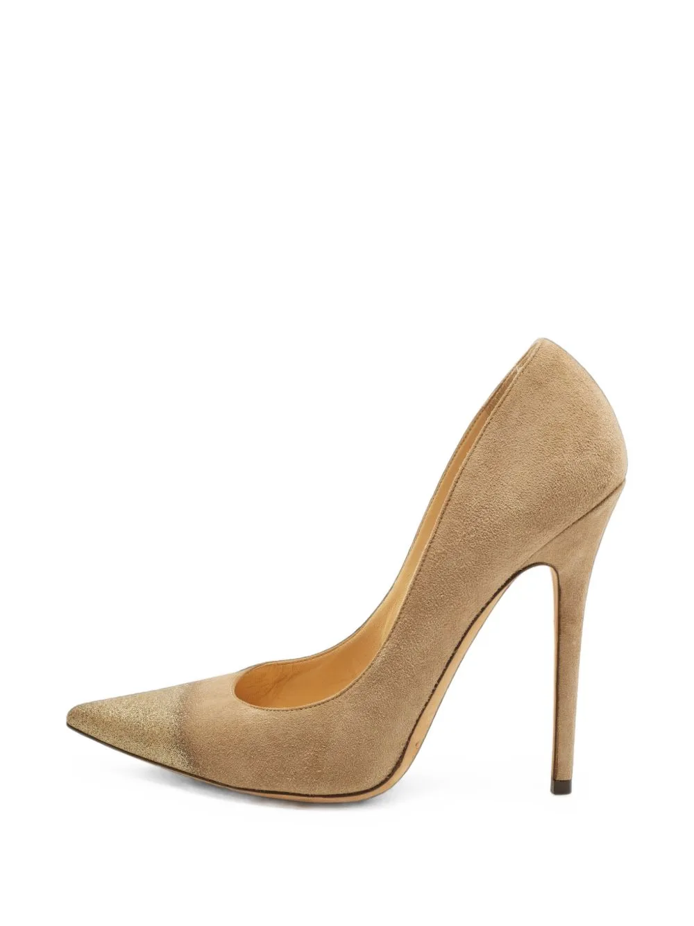 Romy Embossed-Suede Pumps by Jimmy Choo Pre-Owned
