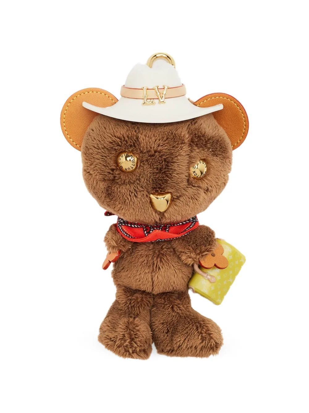 Louis Bear Western Bag Charm