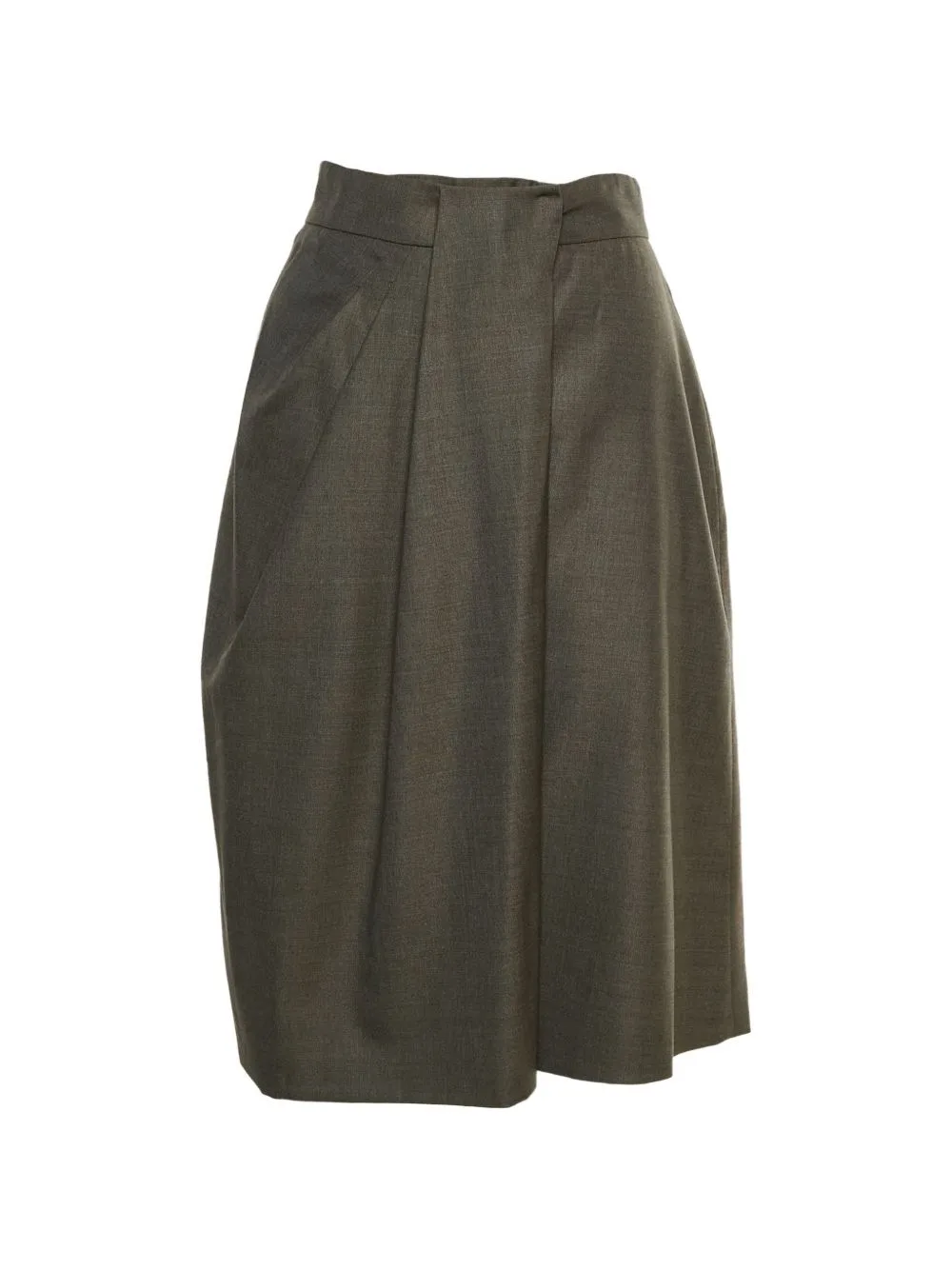 Pleated Midi Skirt