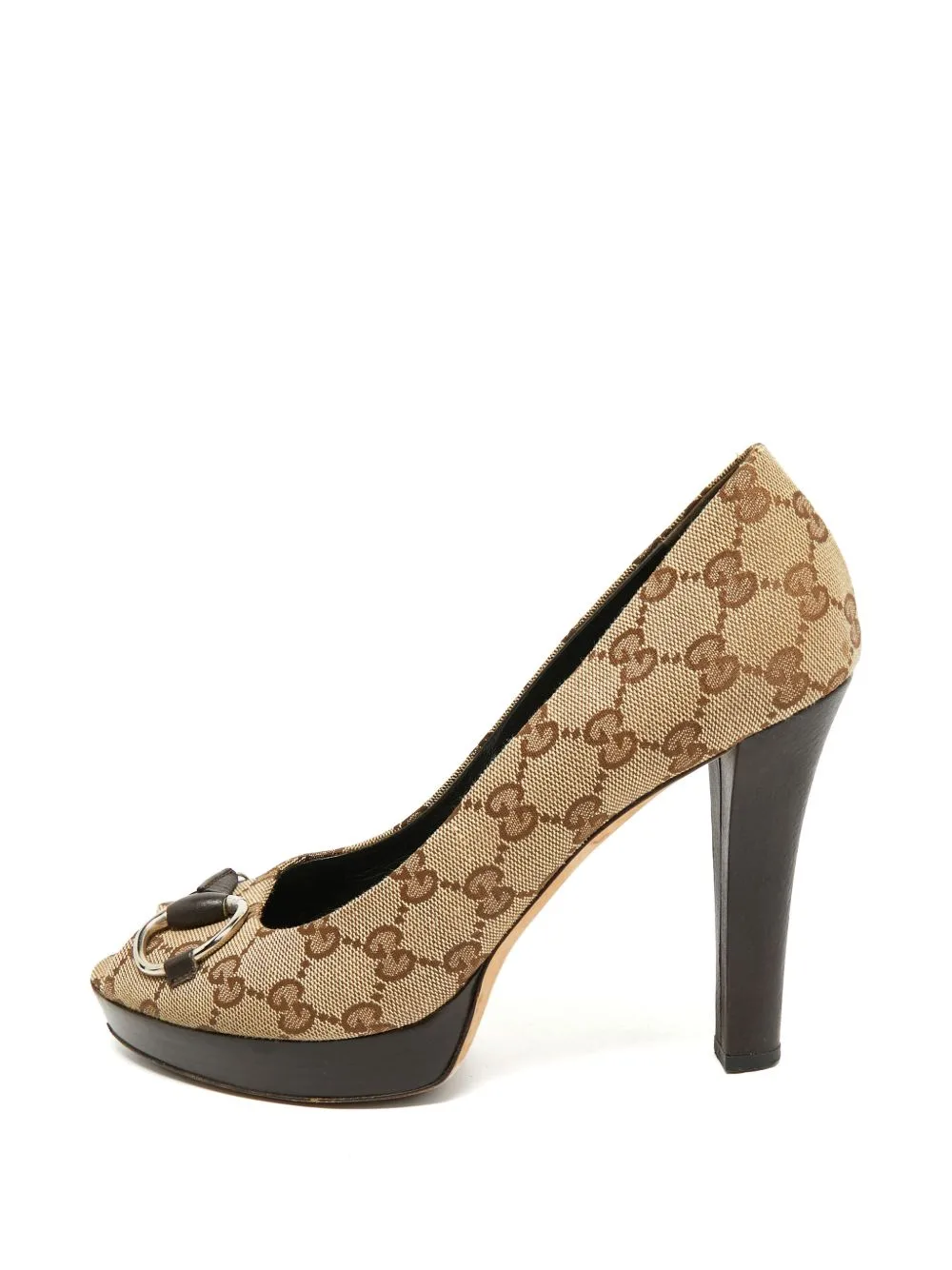 Horsebit GG Supreme Pumps by Gucci Pre-Owned