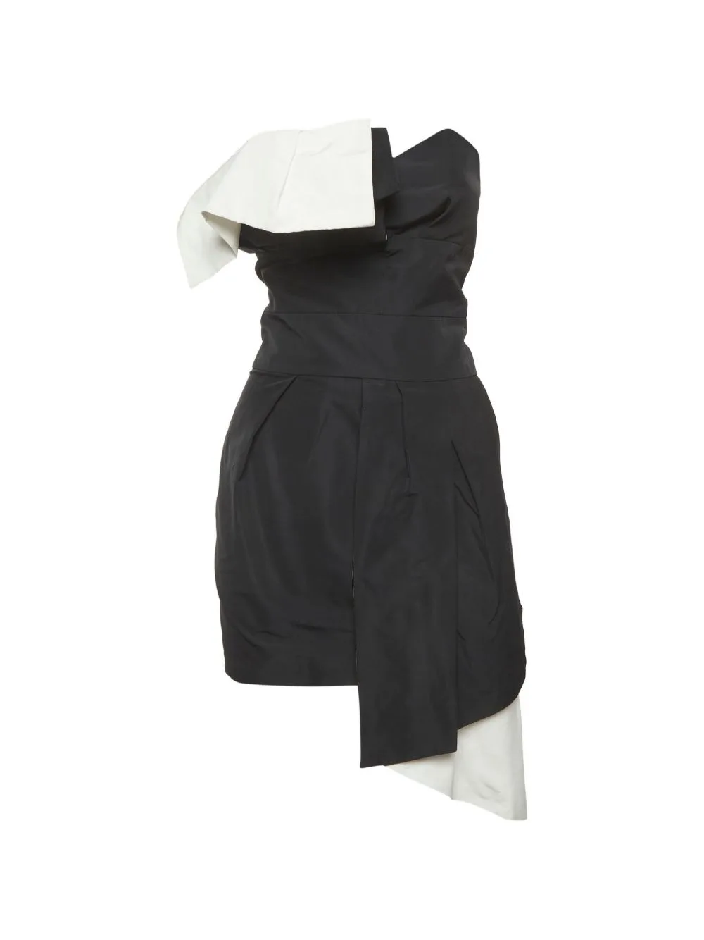 Asymmetrical Pleated Mini Dress by Alexandre Vauthier