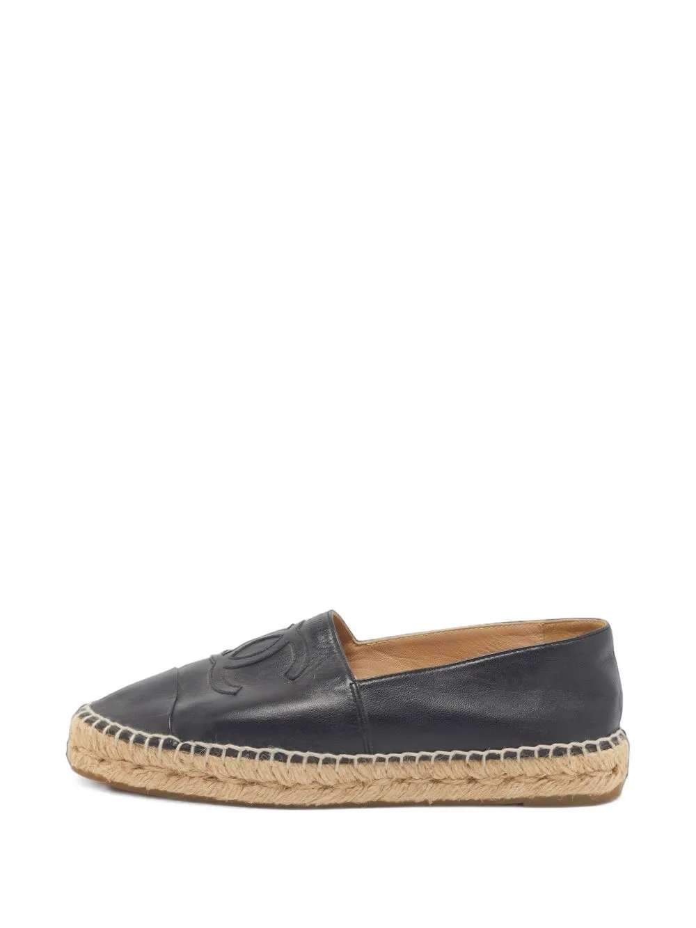 CC Cap-Toe Espadrilles by CHANEL Pre-Owned