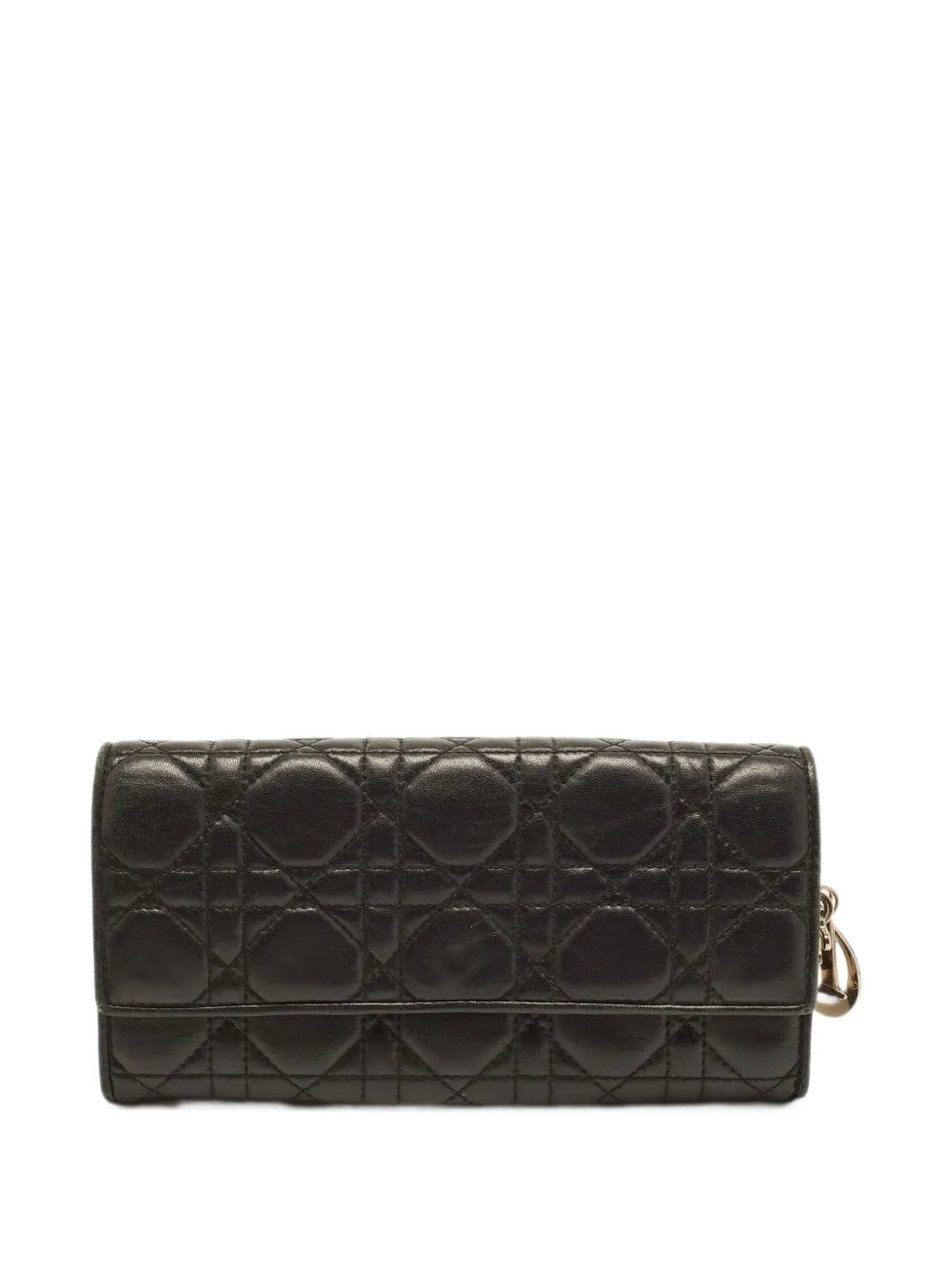 2009 Cannage-Effect Wallet by Christian Dior Pre-Owned