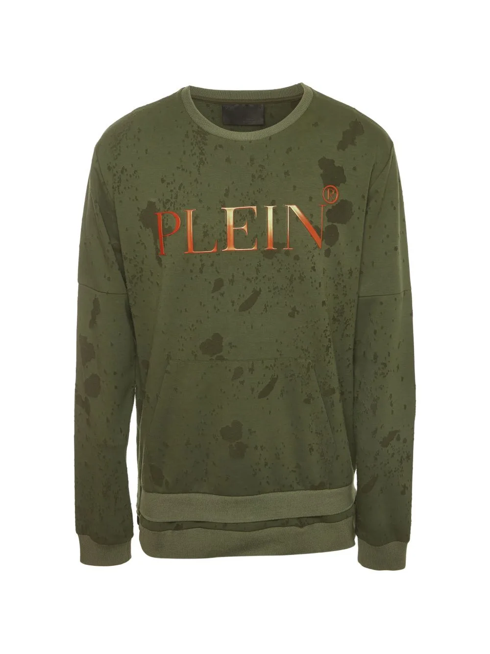 Distressed Side-Zip Sweater by Philipp Plein