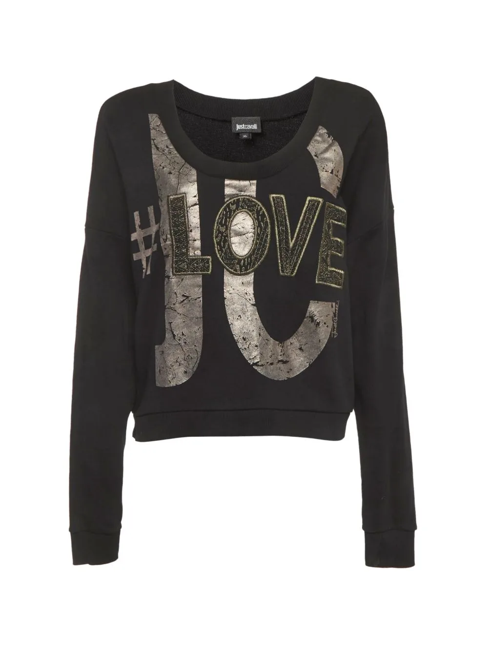Embroidered Long Sleeve Sweatshirt by Just Cavalli Vintage