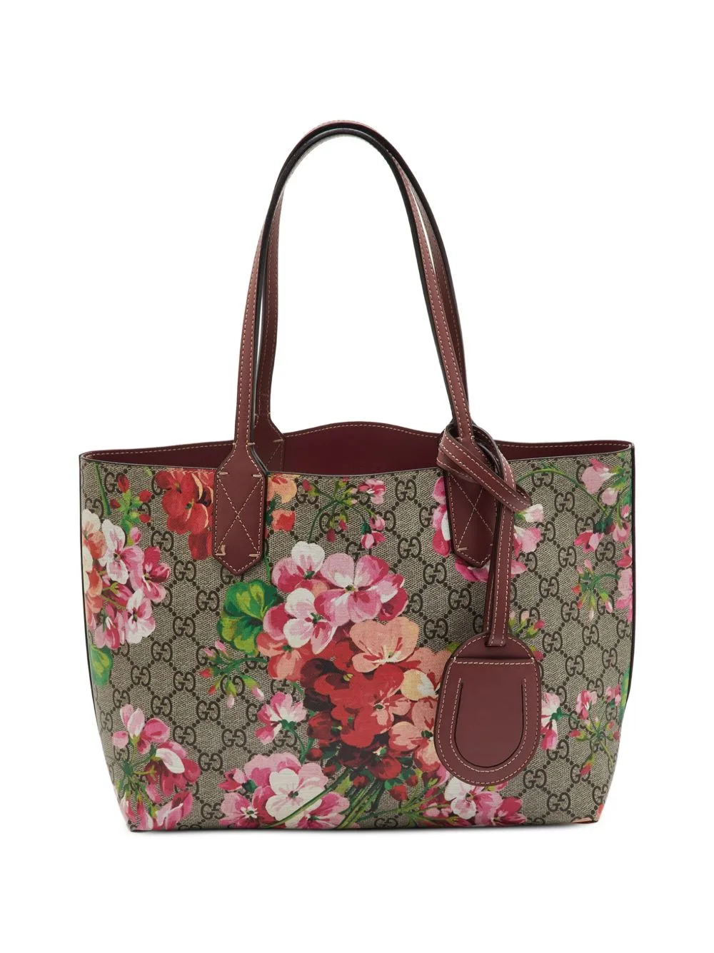 Reversible Blooms GG Supreme Tote Bag by Gucci Pre-Owned