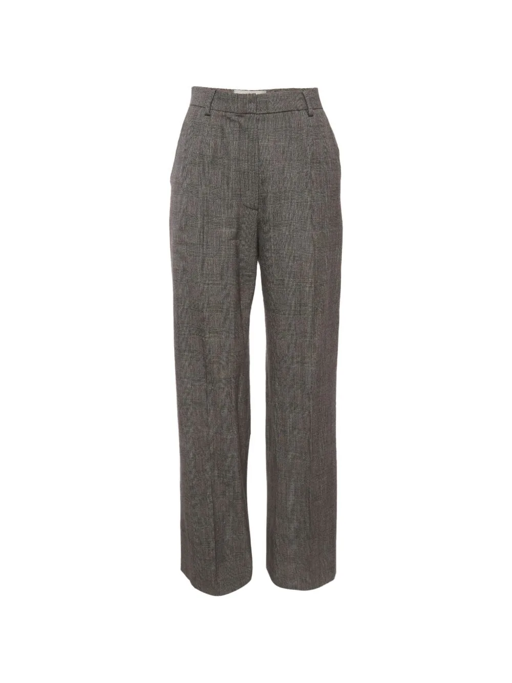 Glen Plaid-Pattern Trousers