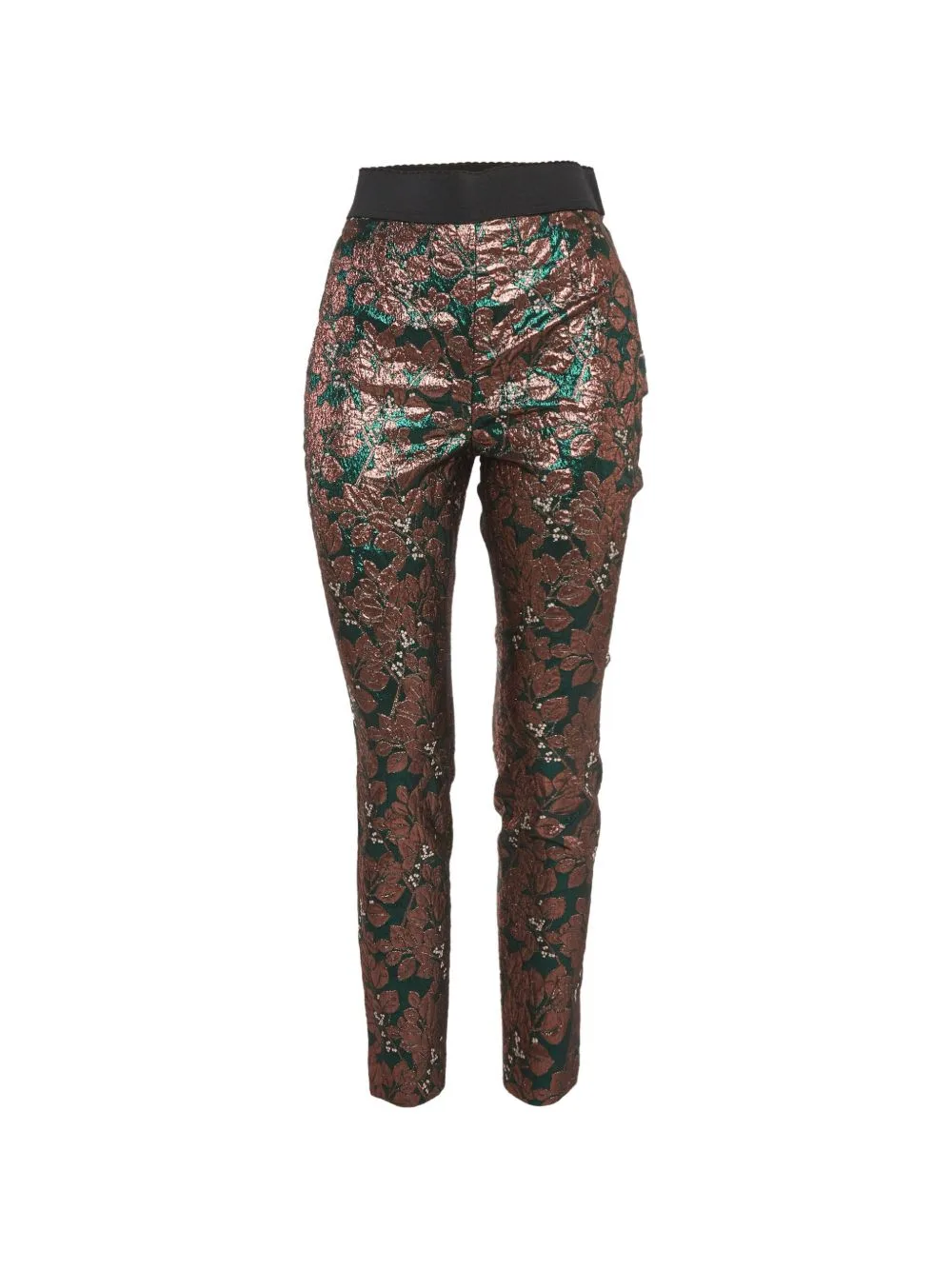 Flower-Jacquard Trousers by Dolce & Gabbana Pre-Owned