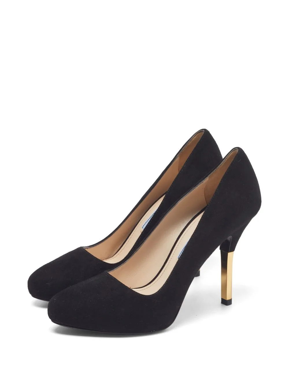 Suede Platform Pumps by Prada Pre-Owned