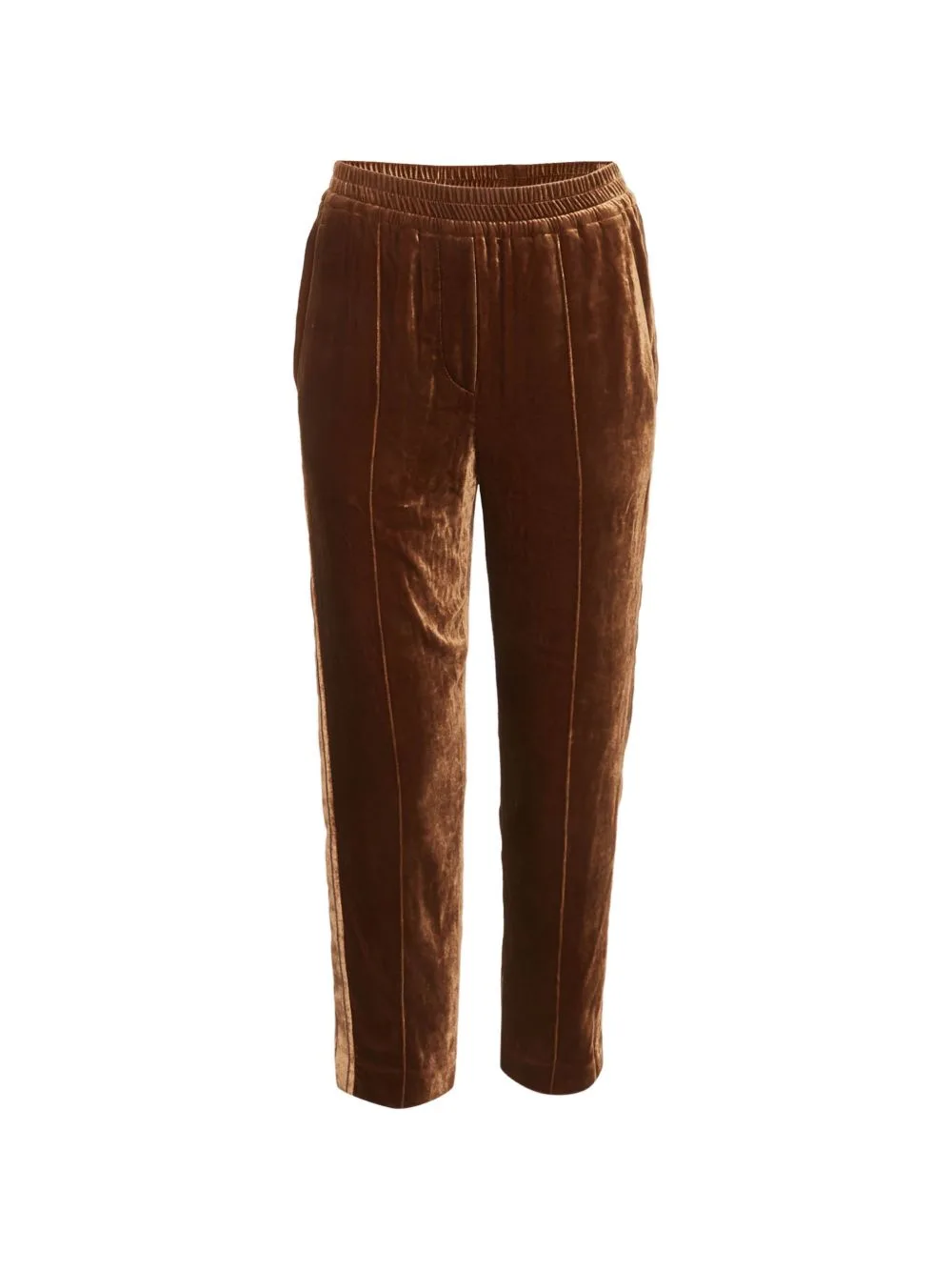 Monili-Detail Velvet Trousers by Brunello Cucinelli Vintage