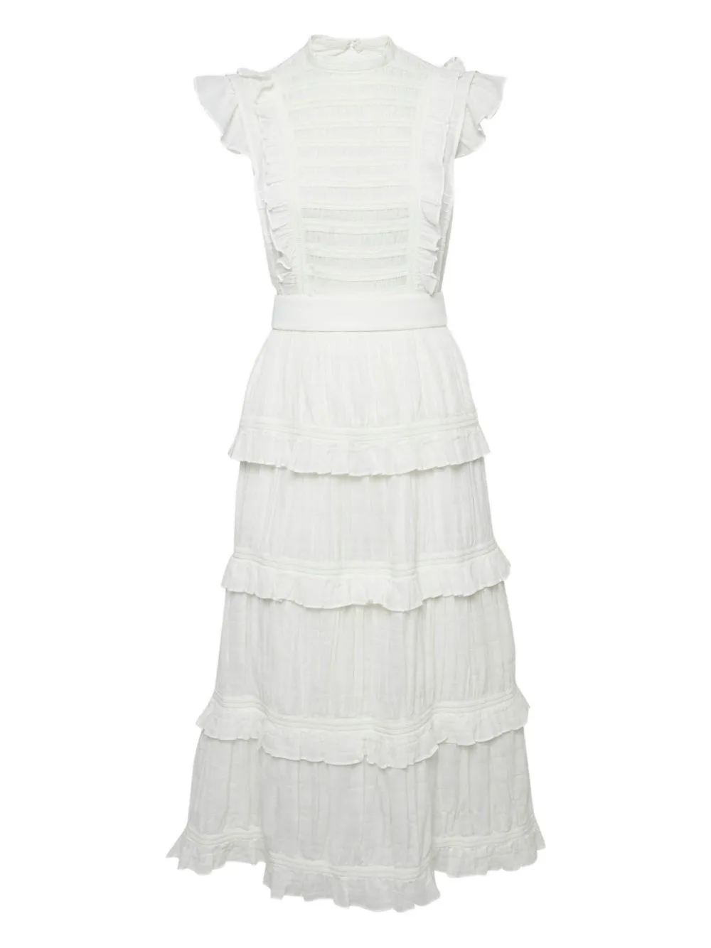 Aurelie Tiered Midi Dress by SIR.