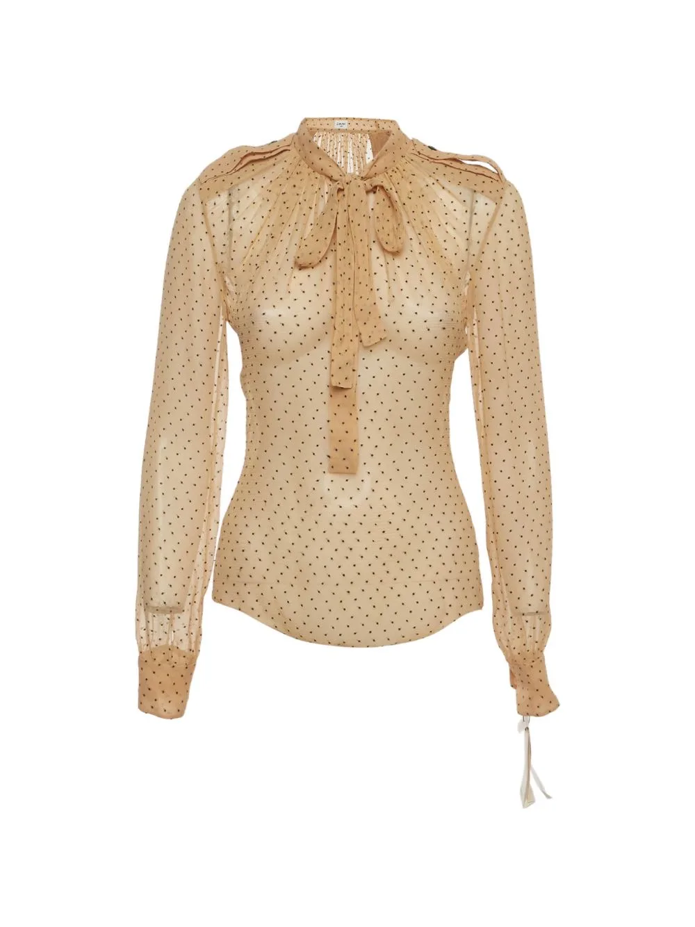 2024 Tie-Neck Top by Saint Laurent Pre-Owned