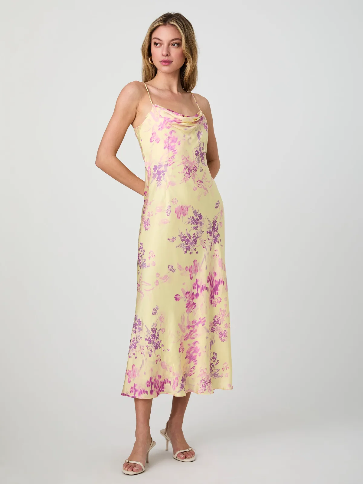 Elyria Oona Satin Midi Dress by French Connection