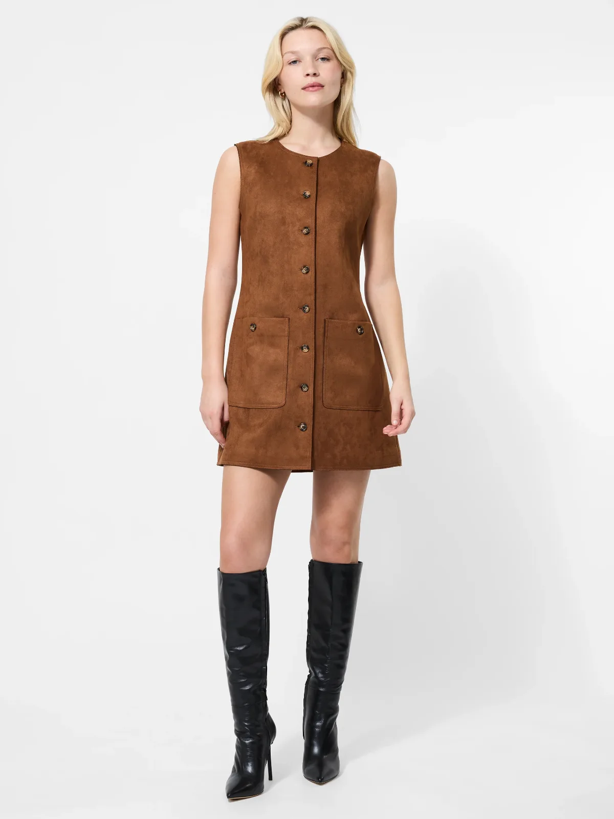 Lany Suedette Dress by French Connection