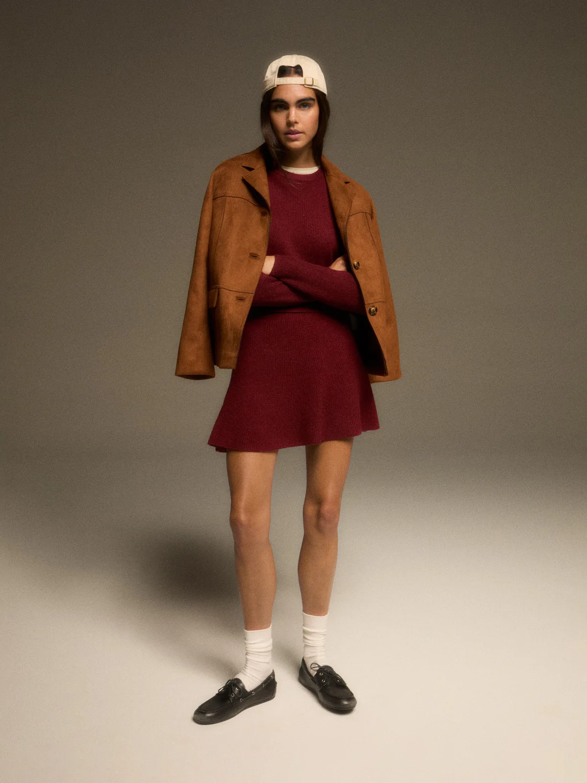 Vhari Knit Mini Skirt by French Connection