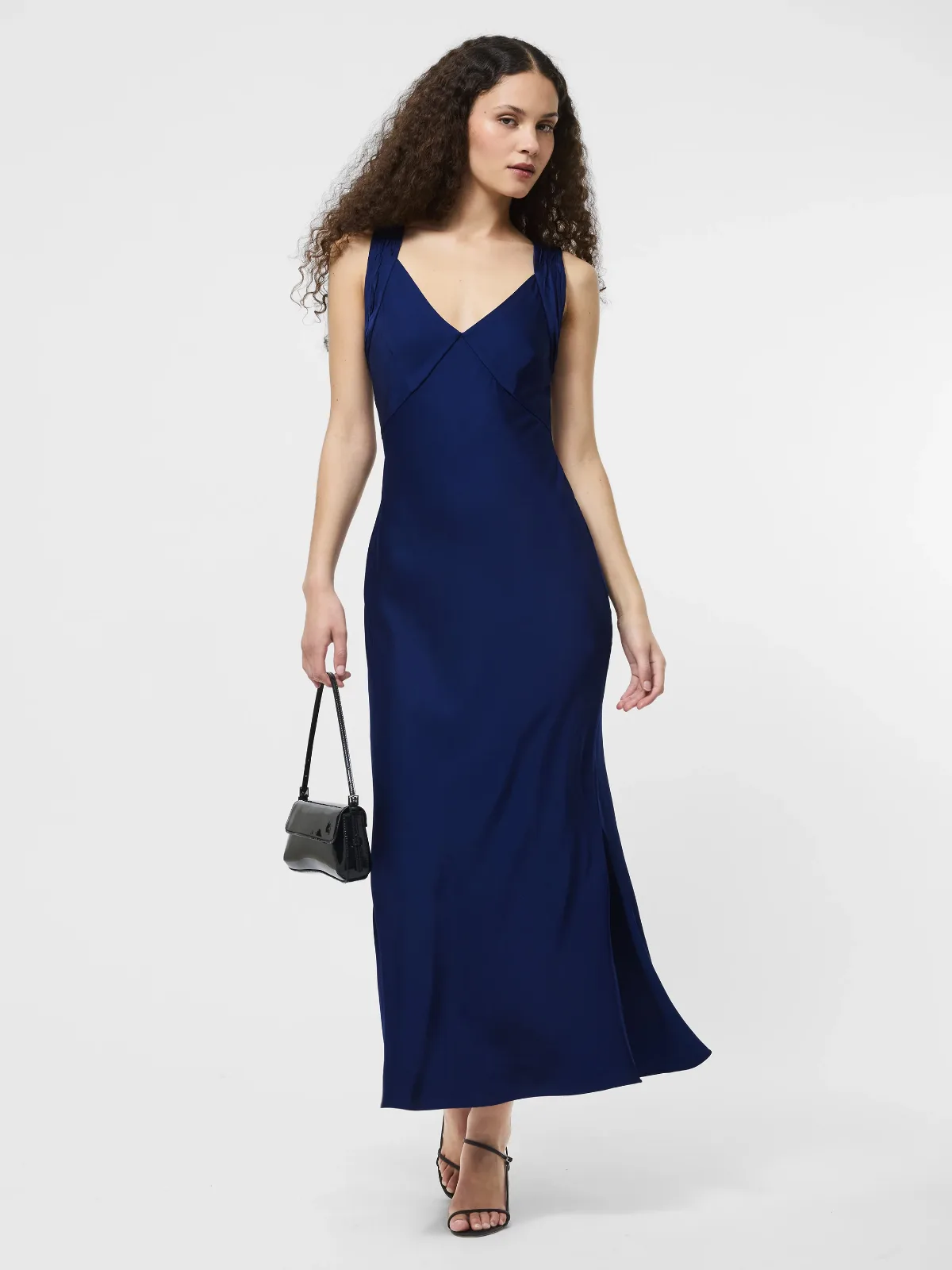 Ennis Satin Midaxi Dress by French Connection