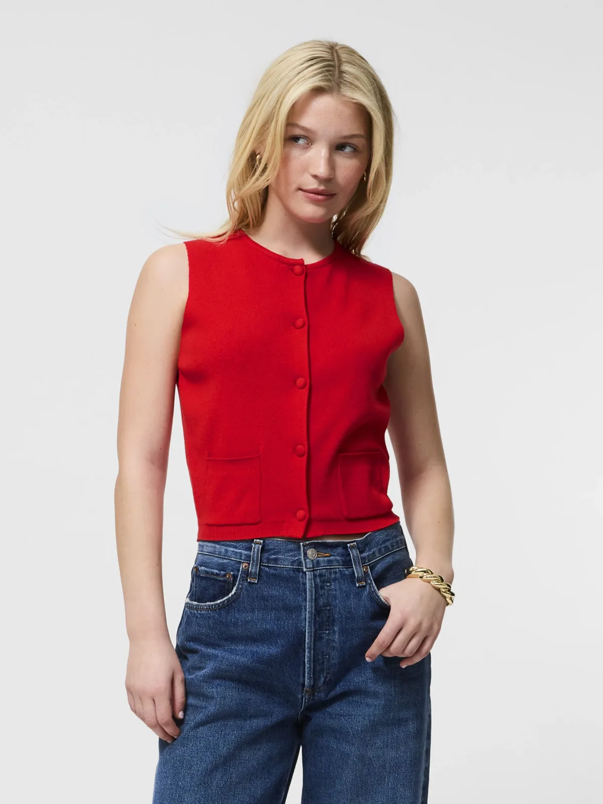 Cosysoft Knit Vest by French Connection