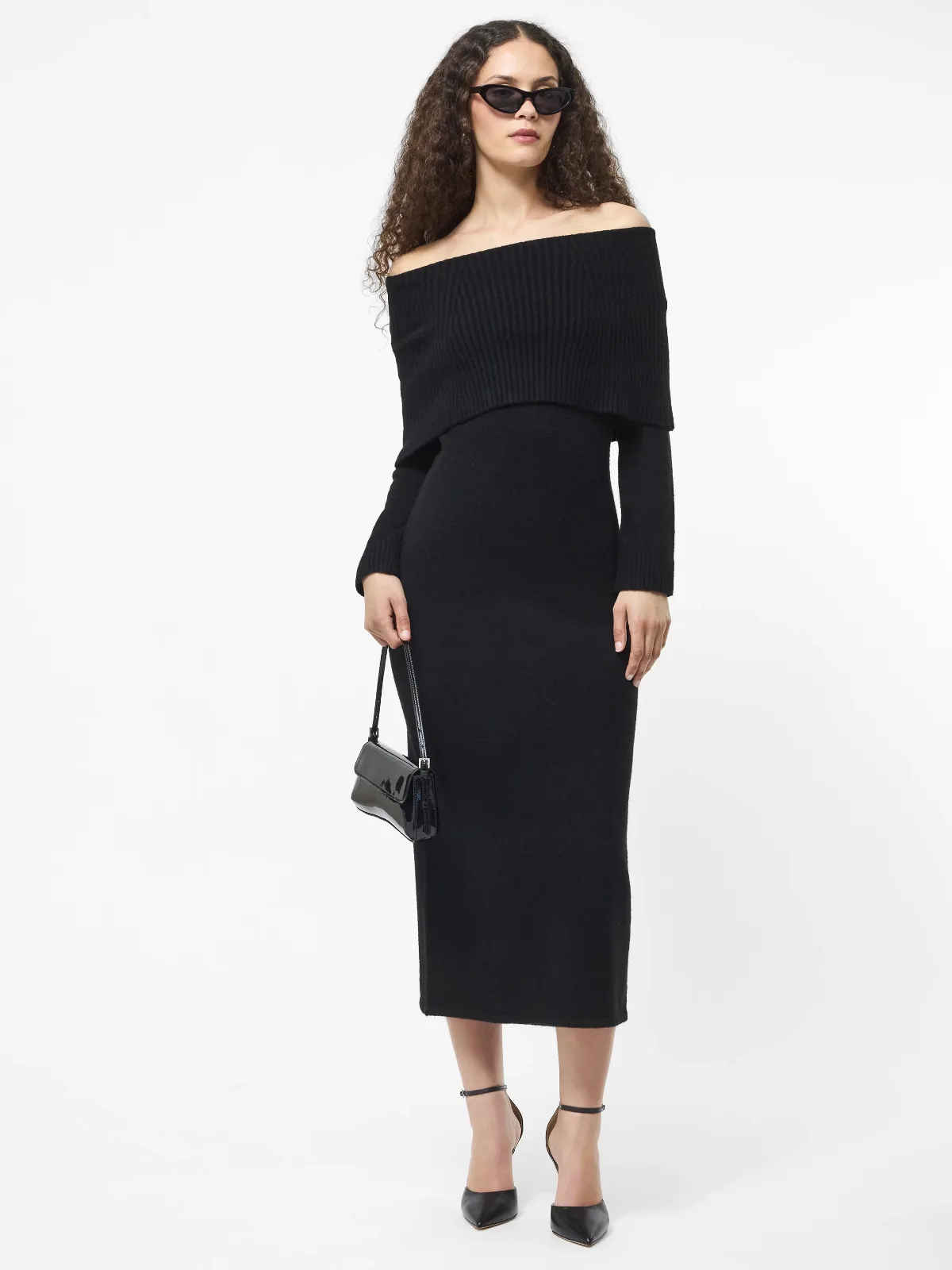Emilia Knit Off Shoulder Dress by French Connection