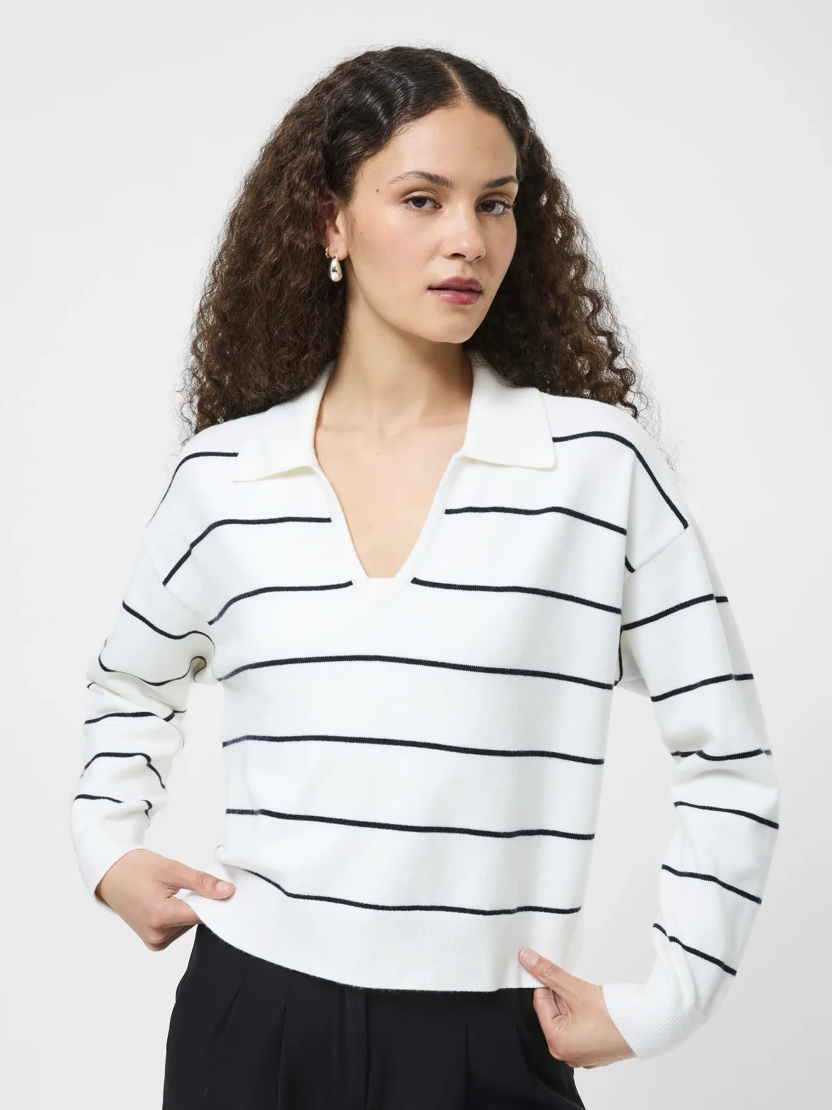 Sloane Striped Sweater by French Connection