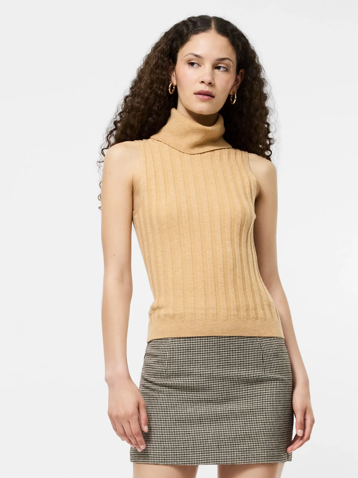 Turtleneck Tank Sweater