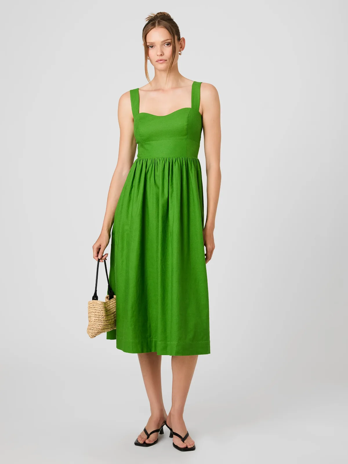 Aspen Linen Midi Dress by French Connection