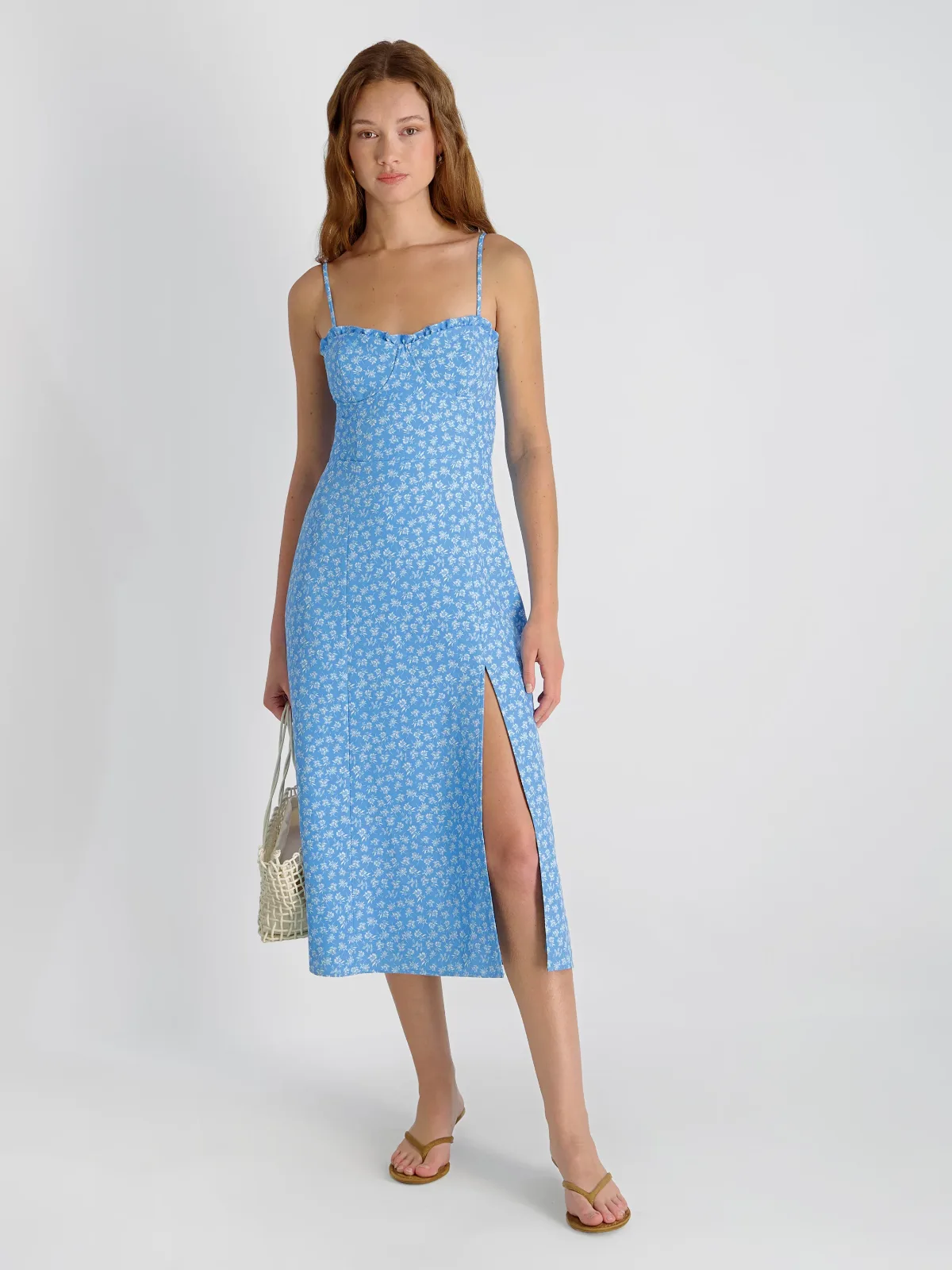 Stacey Fleur Echo Crepe Strappy Dress