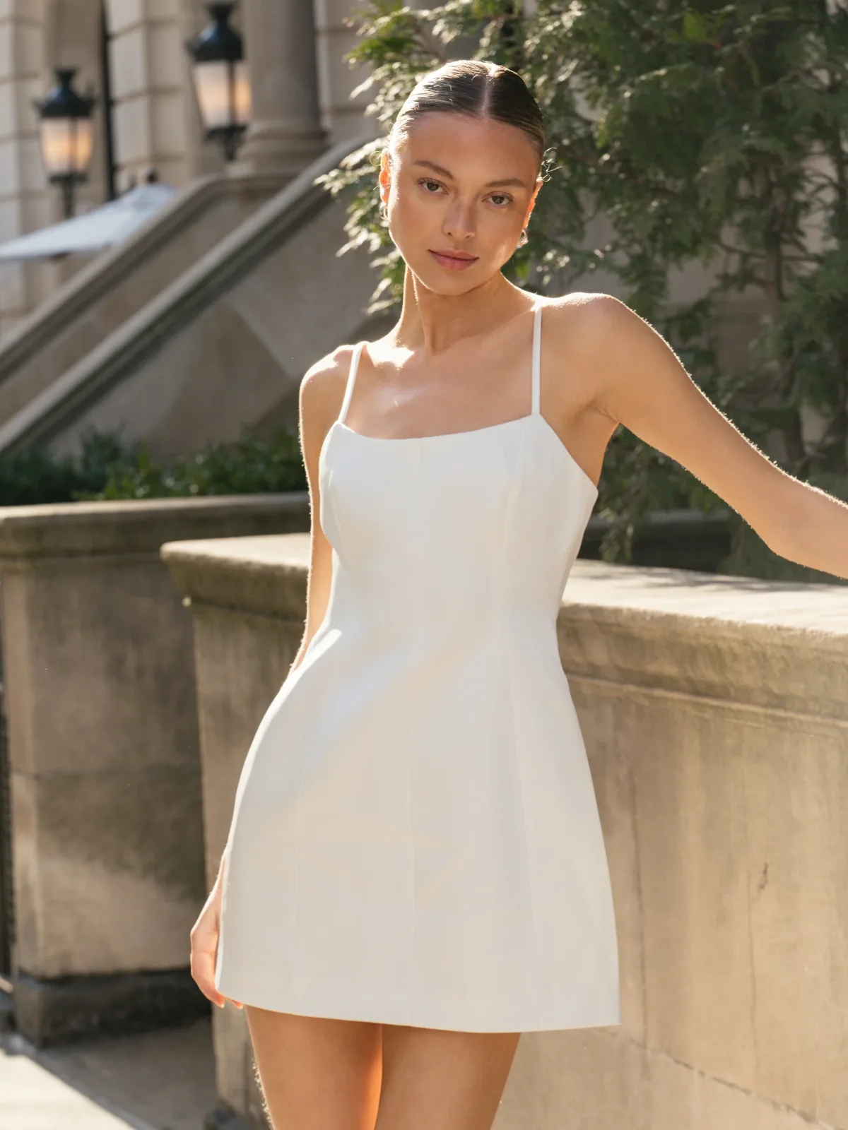 York Satin Mini Dress by French Connection