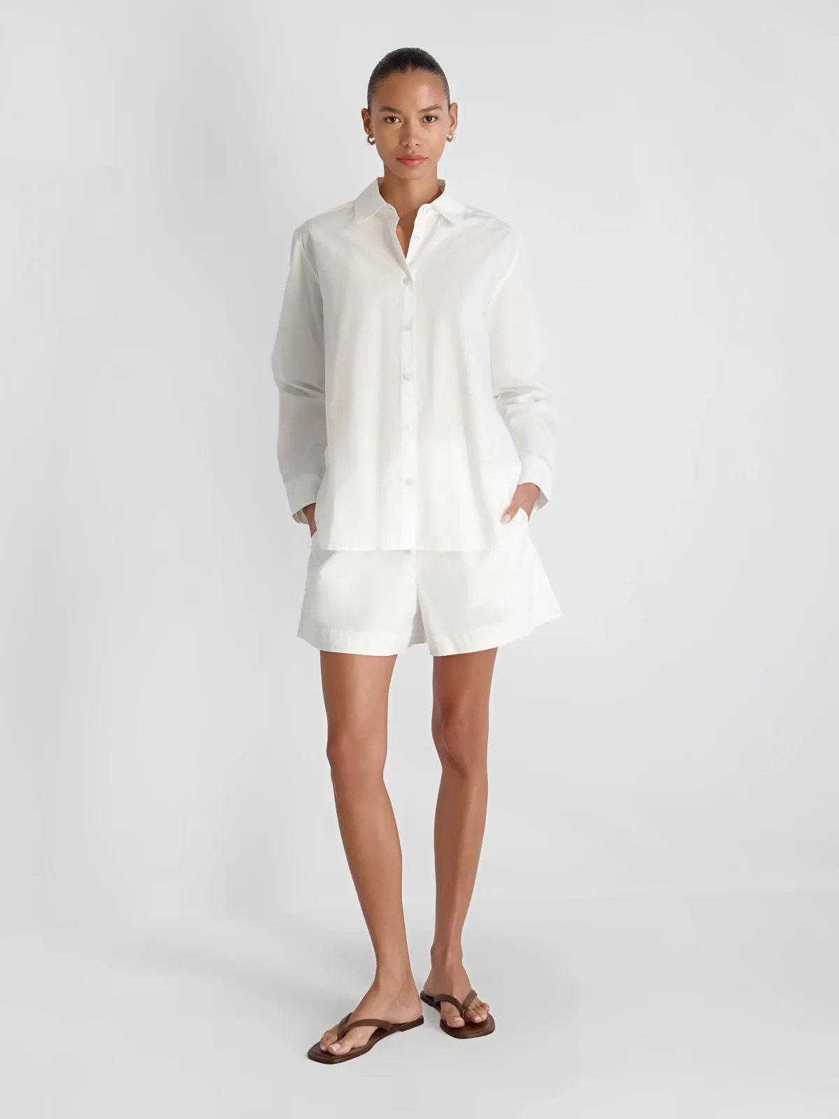 Rhodes Poplin Button Down Shirt
