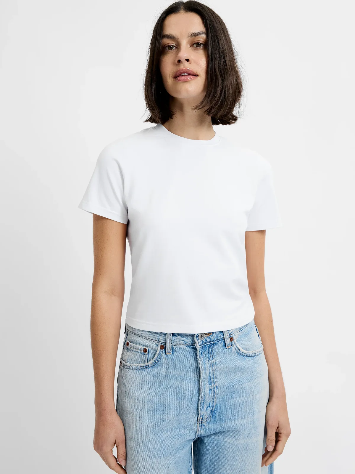 Maisie Jersey Tiny Tee by French Connection