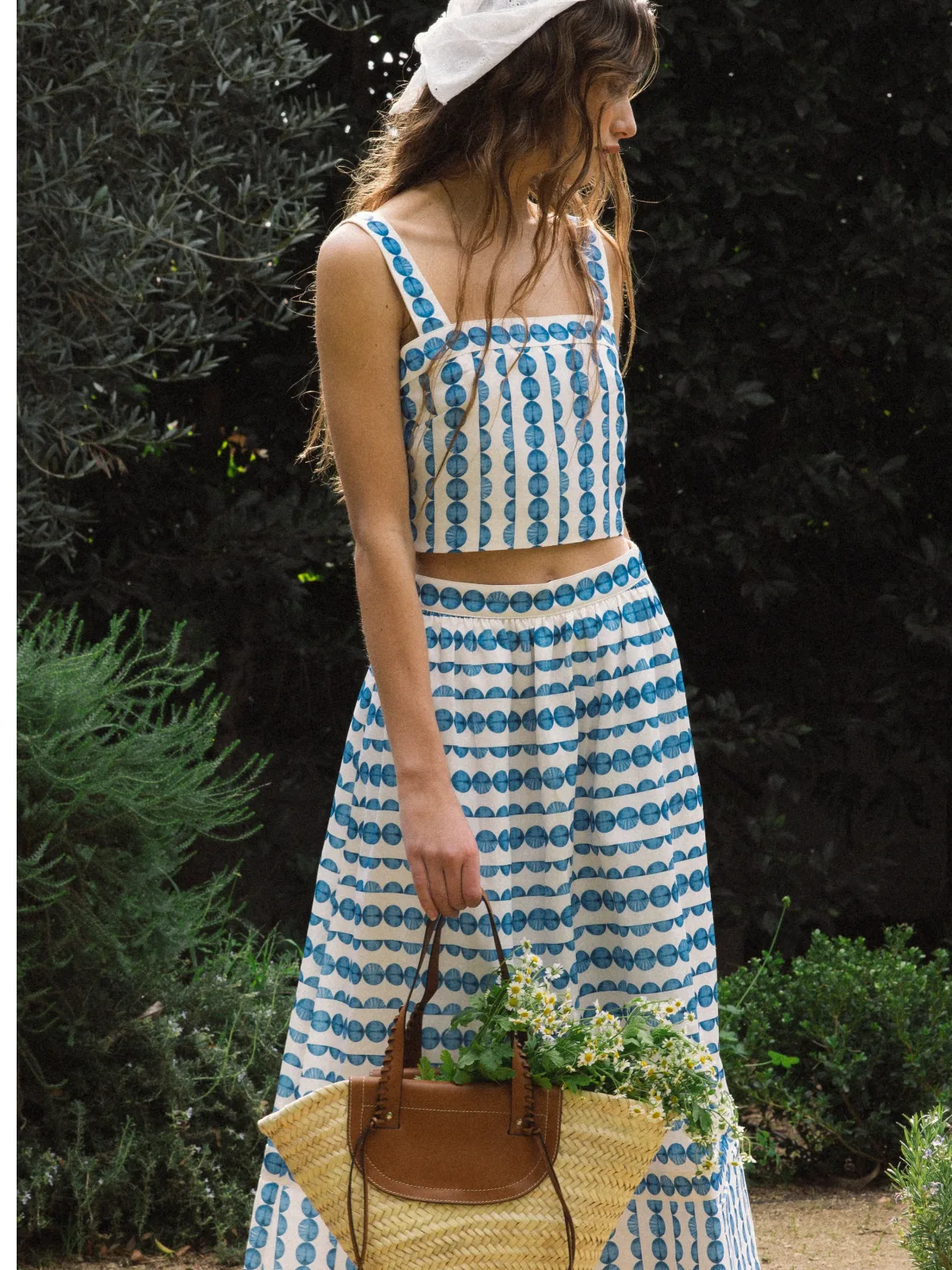 Structured Taffeta Midi Skirt by French Connection