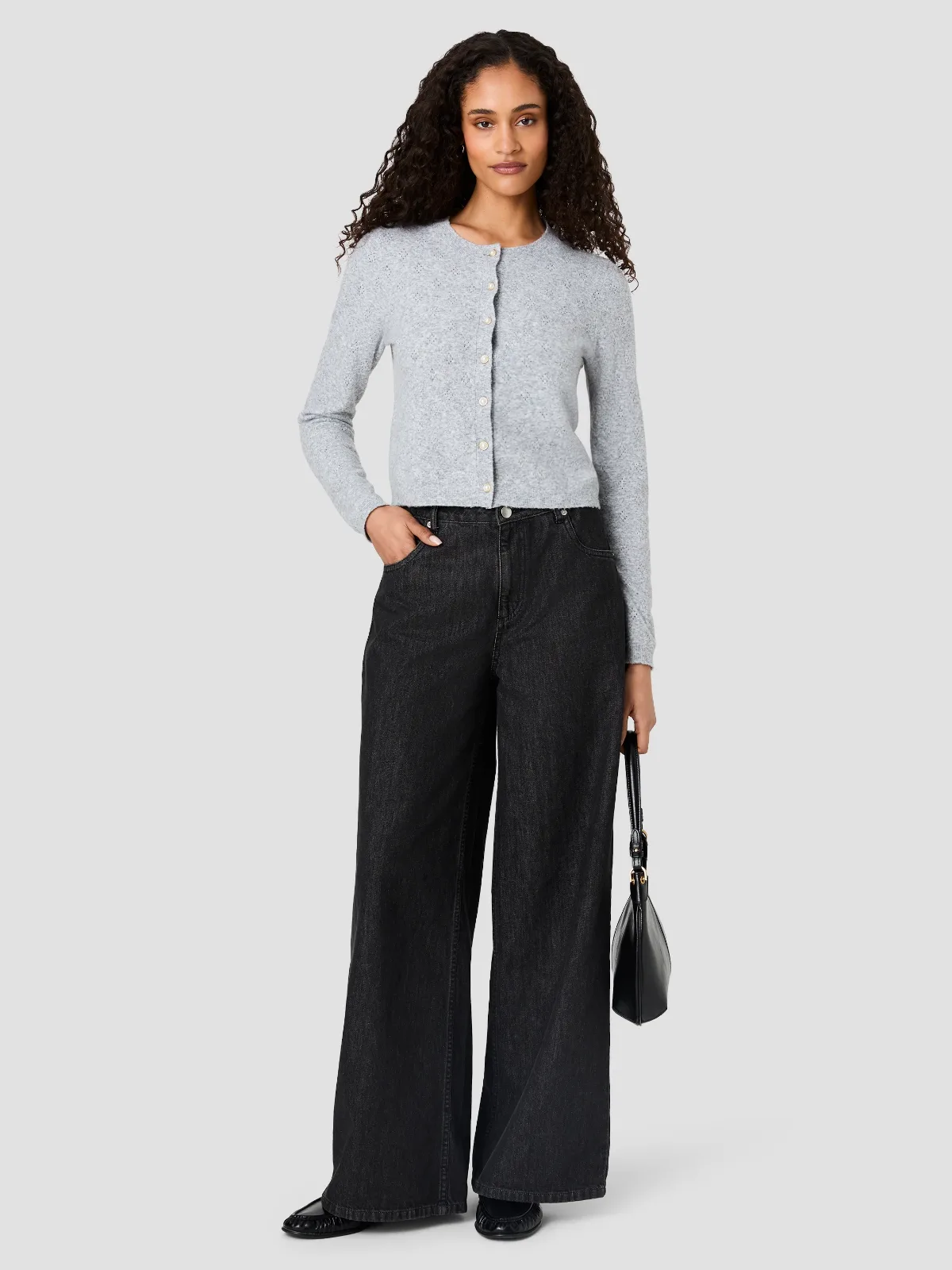 Dakota Knit Pointelle Cardigan by French Connection