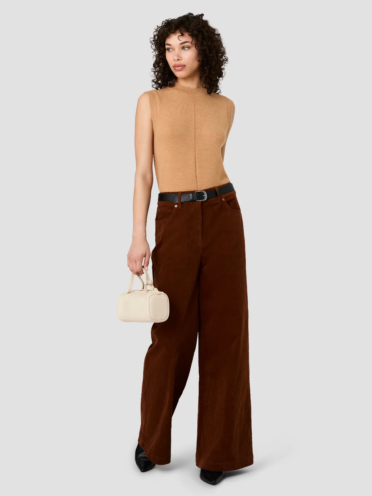 Casey Corduroy Wide Leg Pants by French Connection