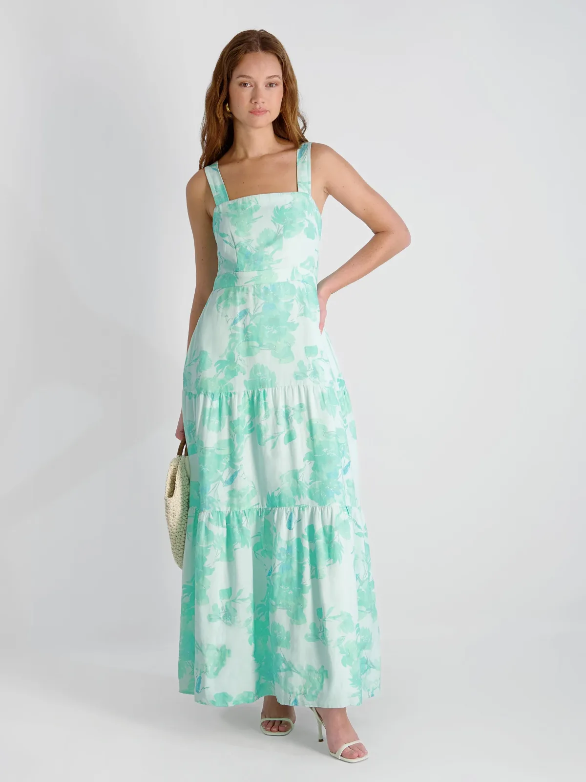 Cooper Linen Sophie Fleur Maxi Dress by French Connection