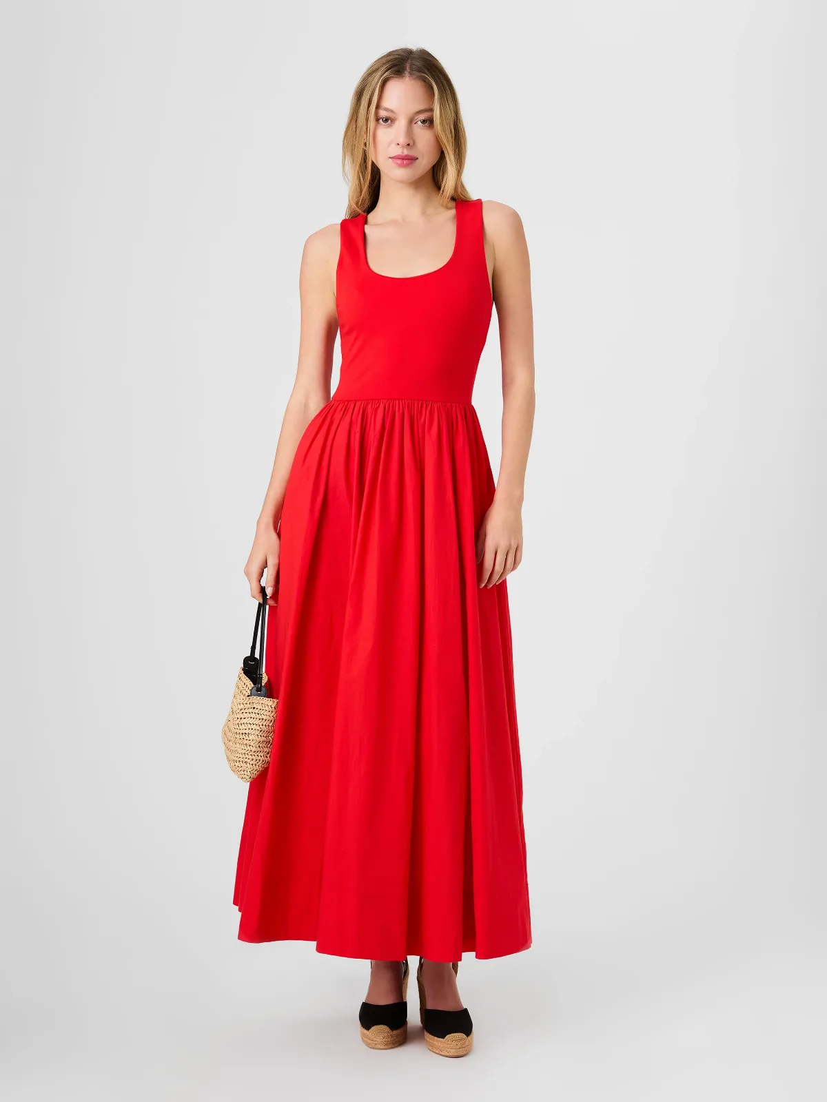 Jia Ponte Combo Maxi Dress by French Connection