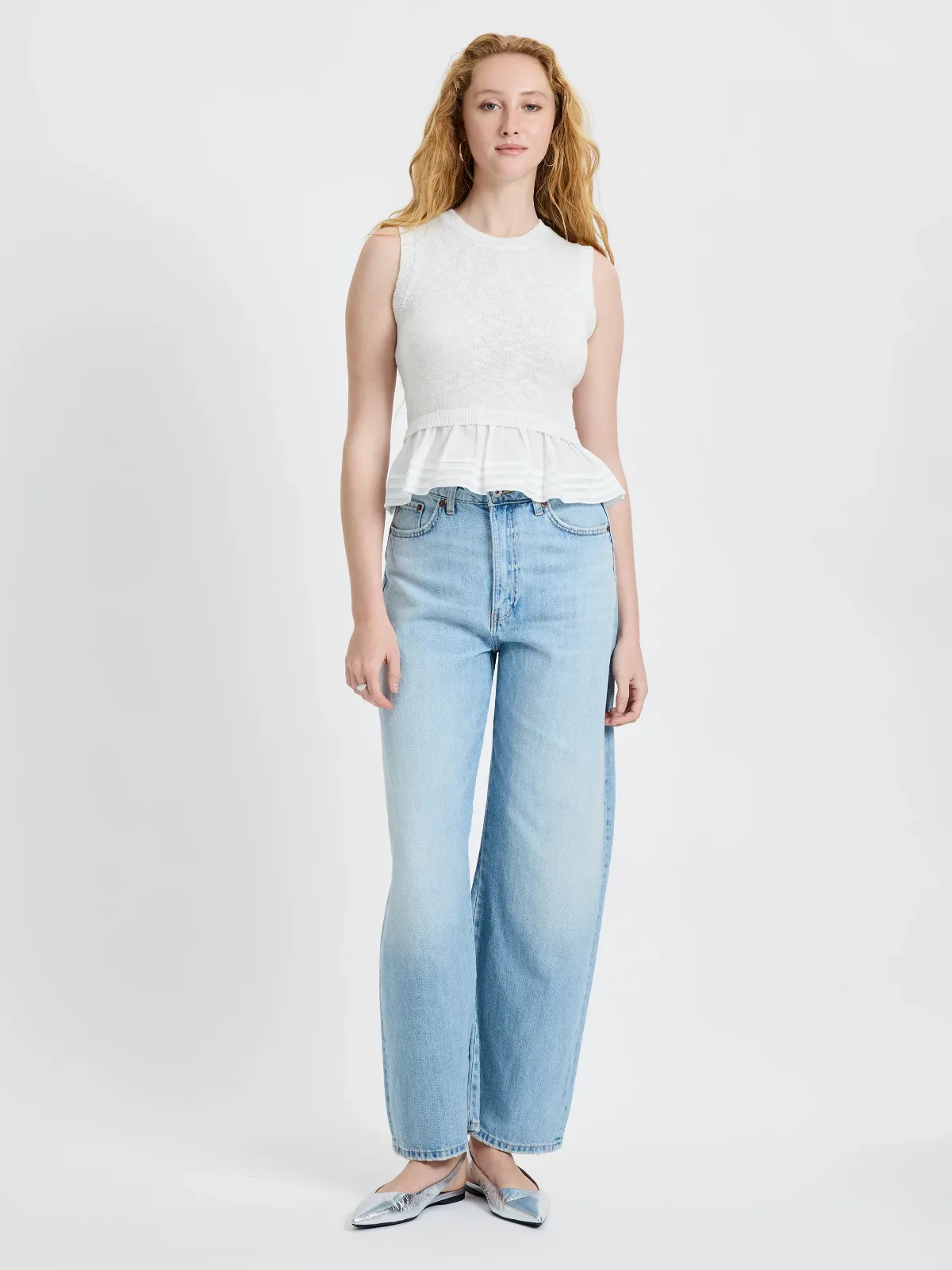 Pascale Cotton Poplin Top by French Connection