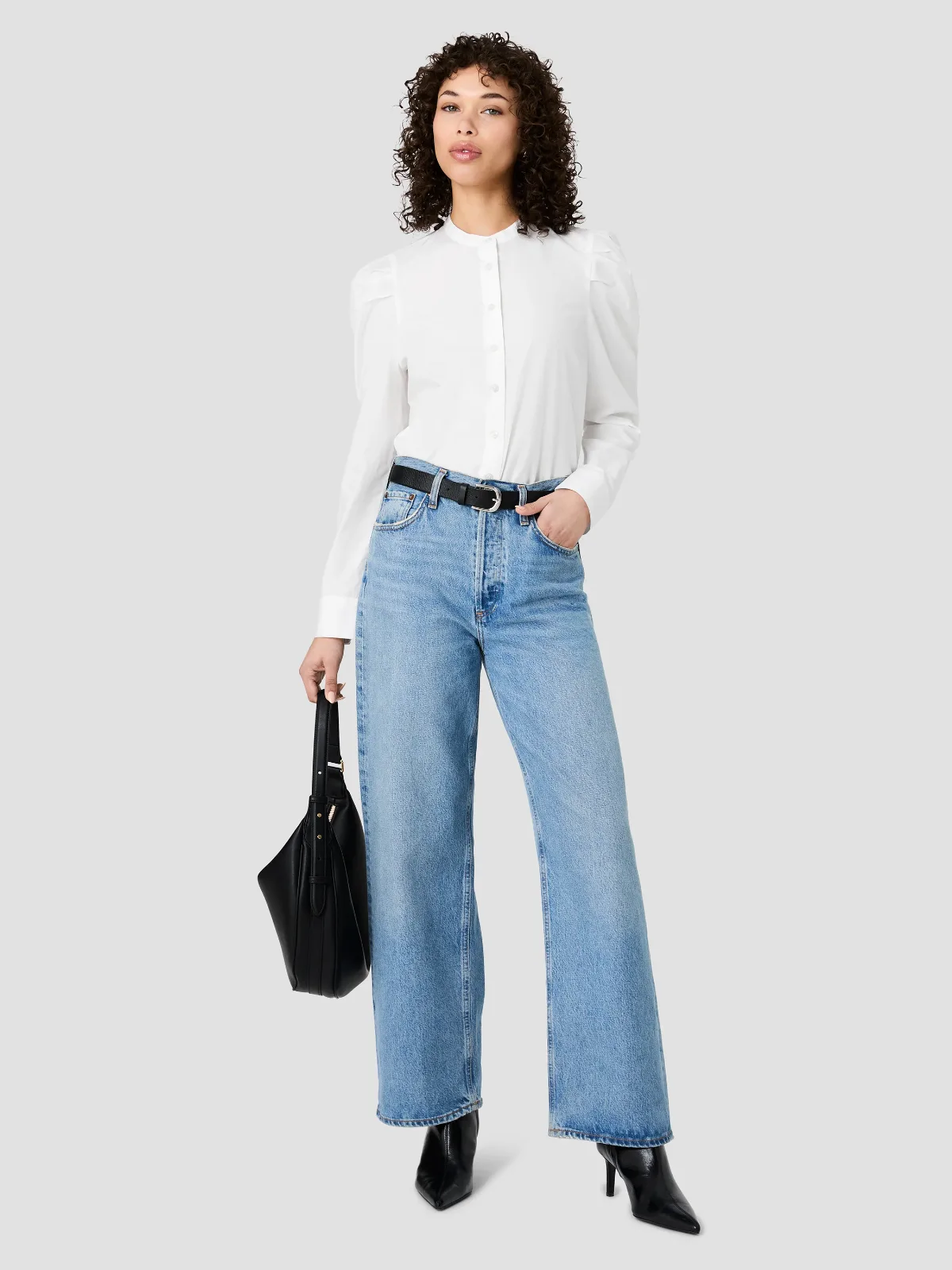 Cambria Cotton Puff Sleeve Shirt by French Connection