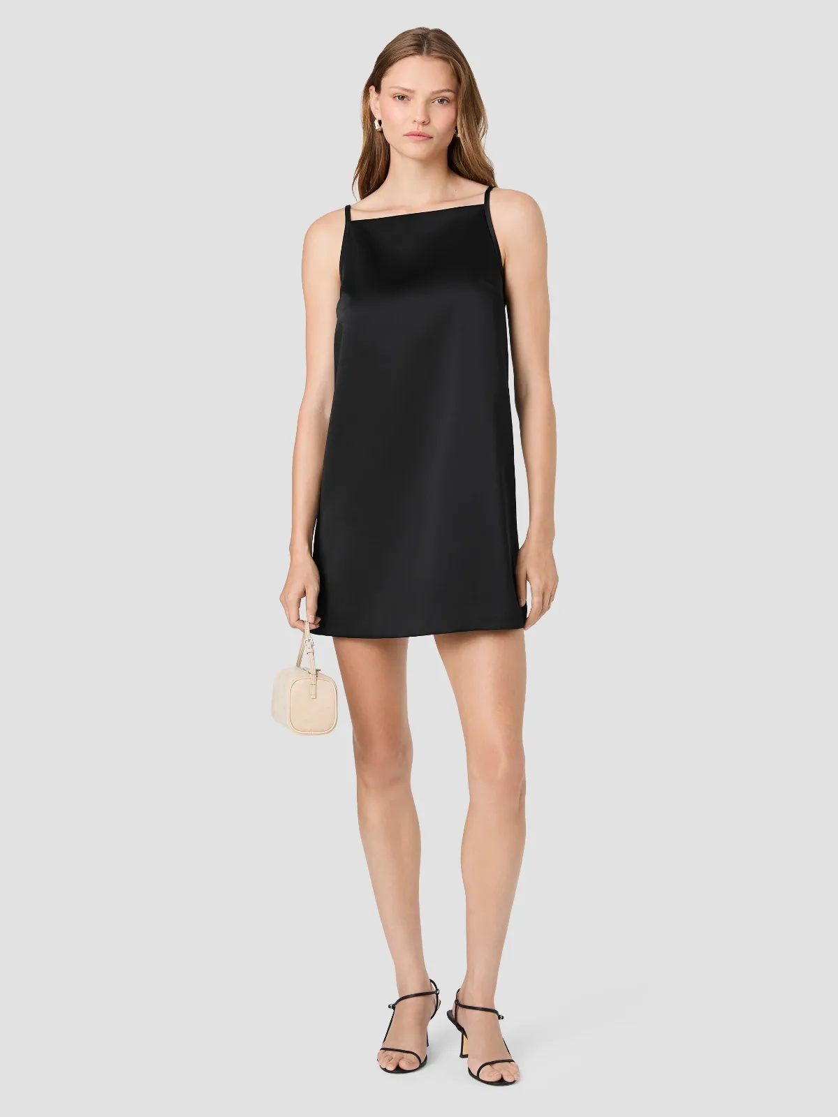 York Satin A-Line Mini Dress by French Connection