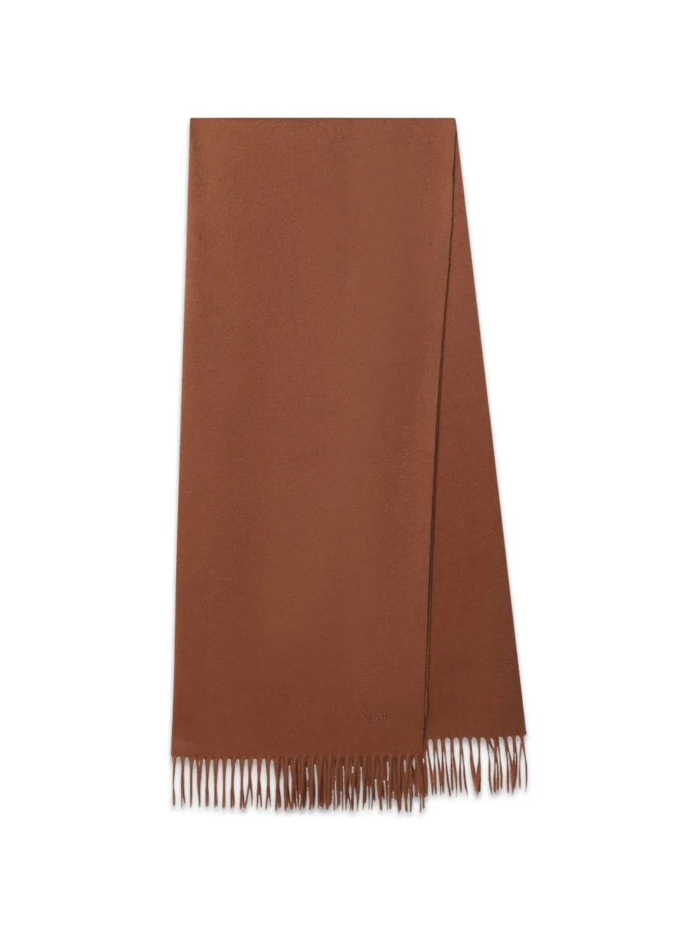 Baci Fringed Logo-Embroidered Scarf by Max Mara