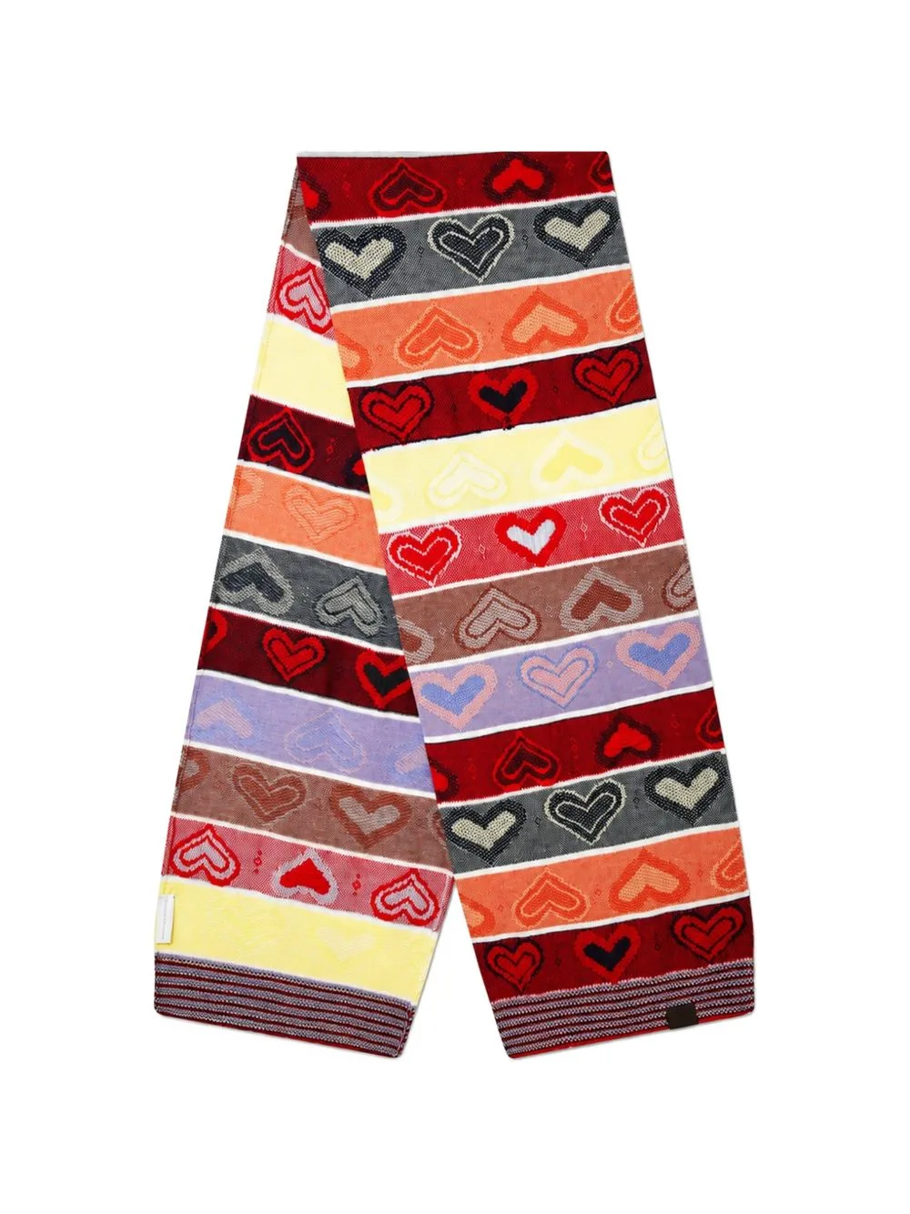 Heart Fair Isle Scarf by Stella McCartney