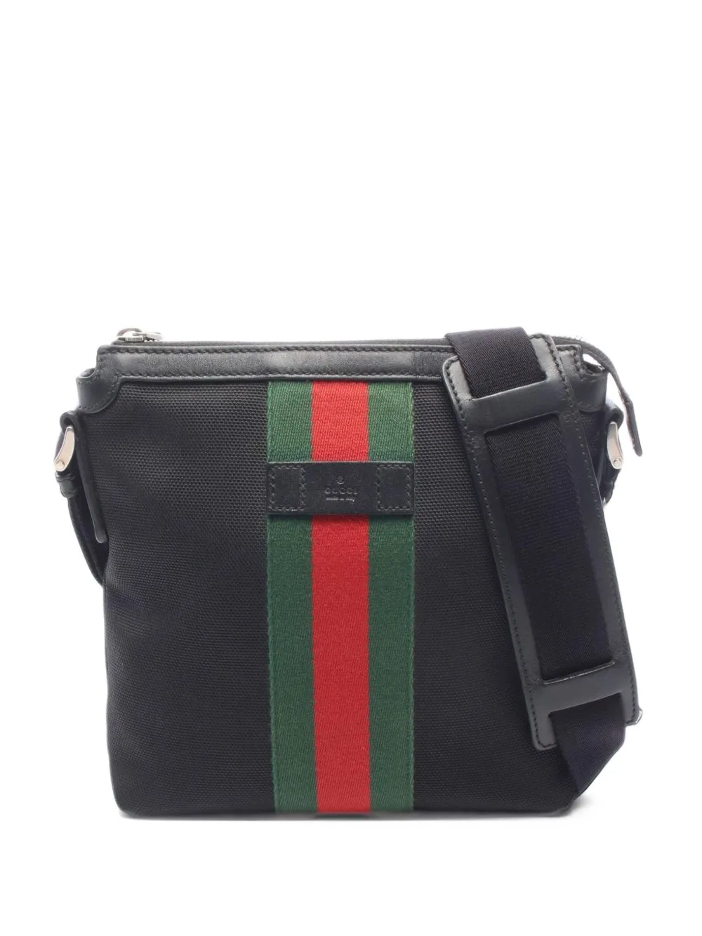 2010s Web-Stripe Messenger Bag by Gucci Pre-Owned