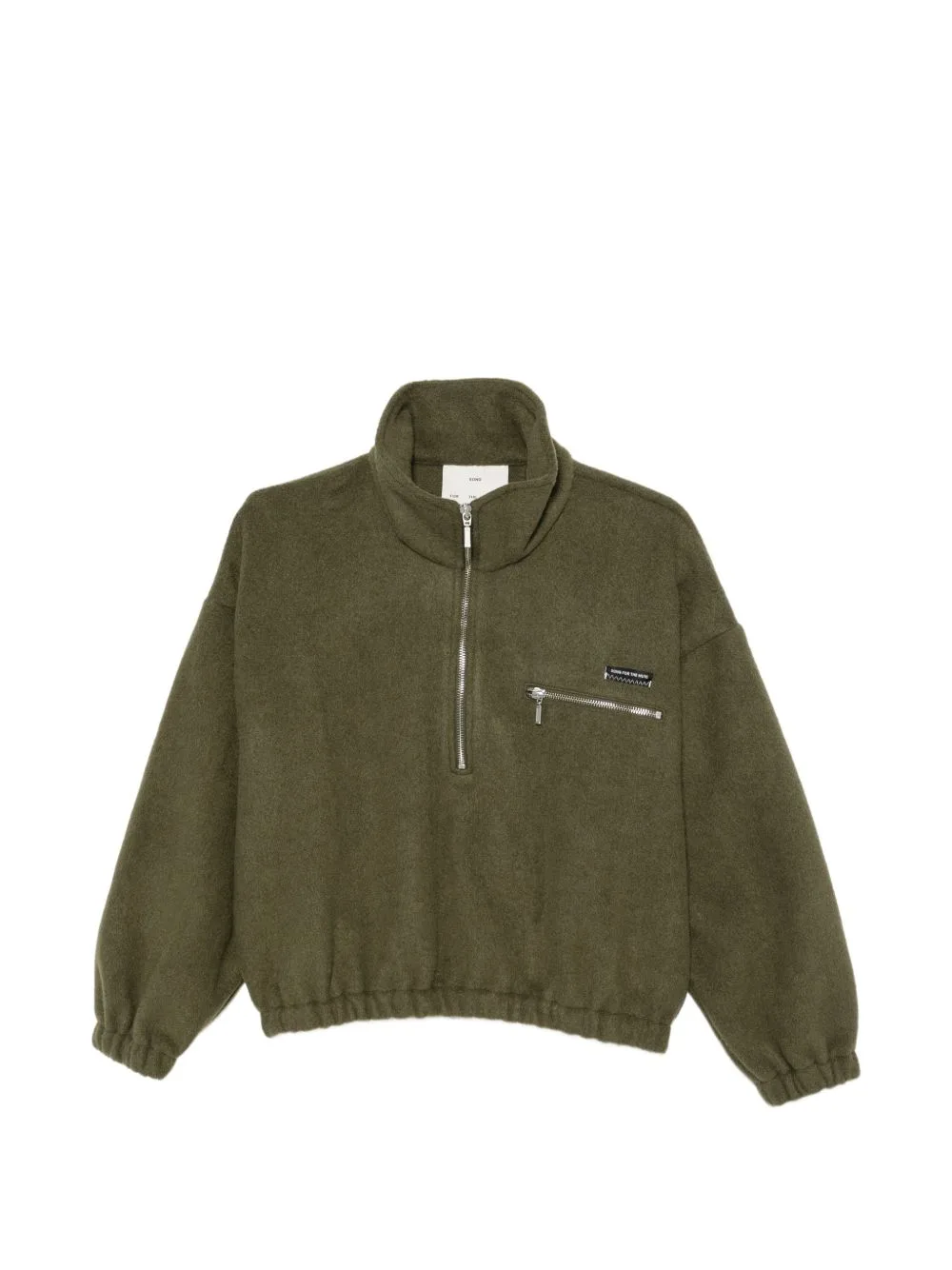 Half-Zip Logo-Patch Sweater by Song For The Mute