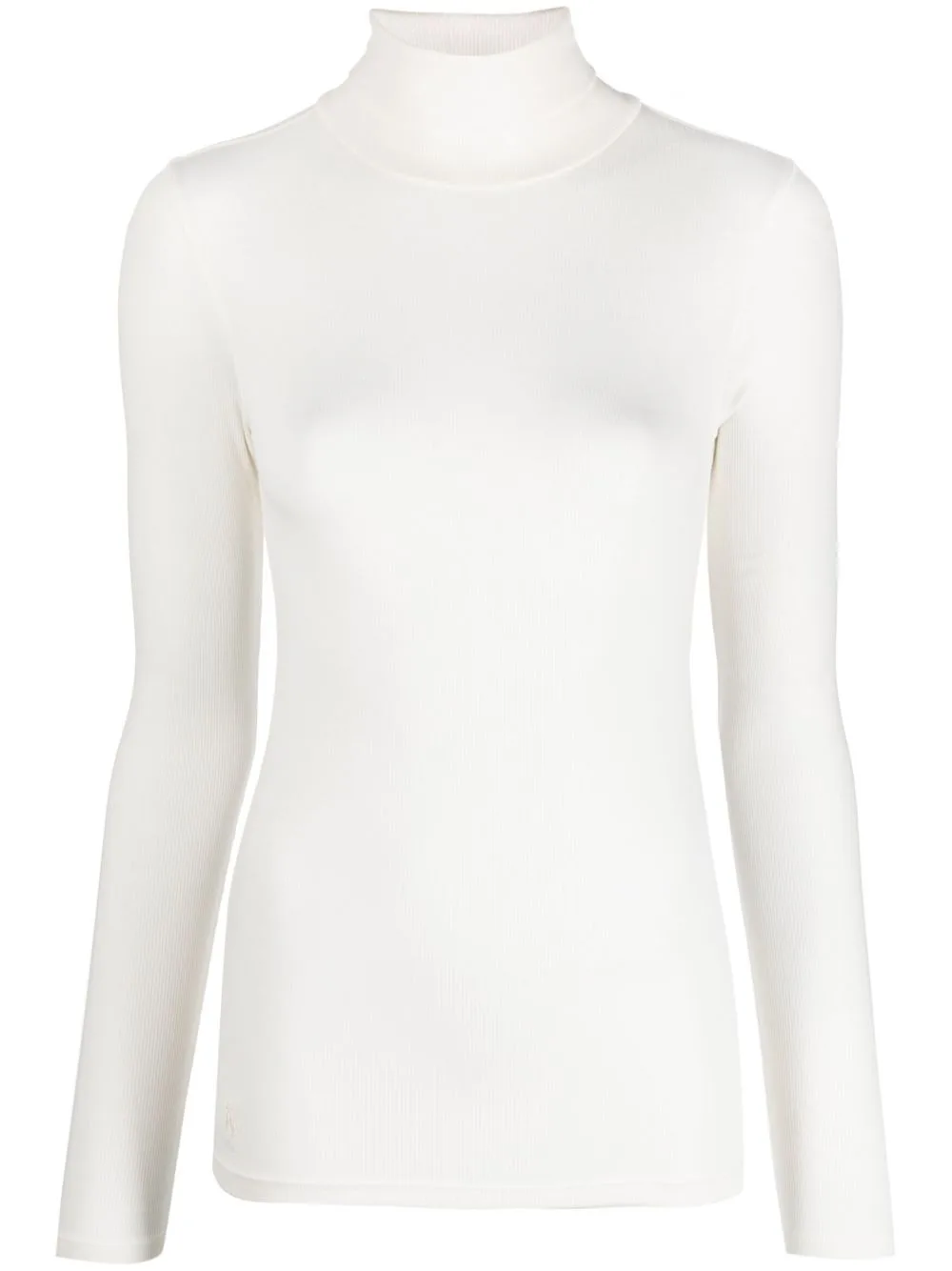 Stretch Ribbed Turtleneck Top by Polo Ralph Lauren