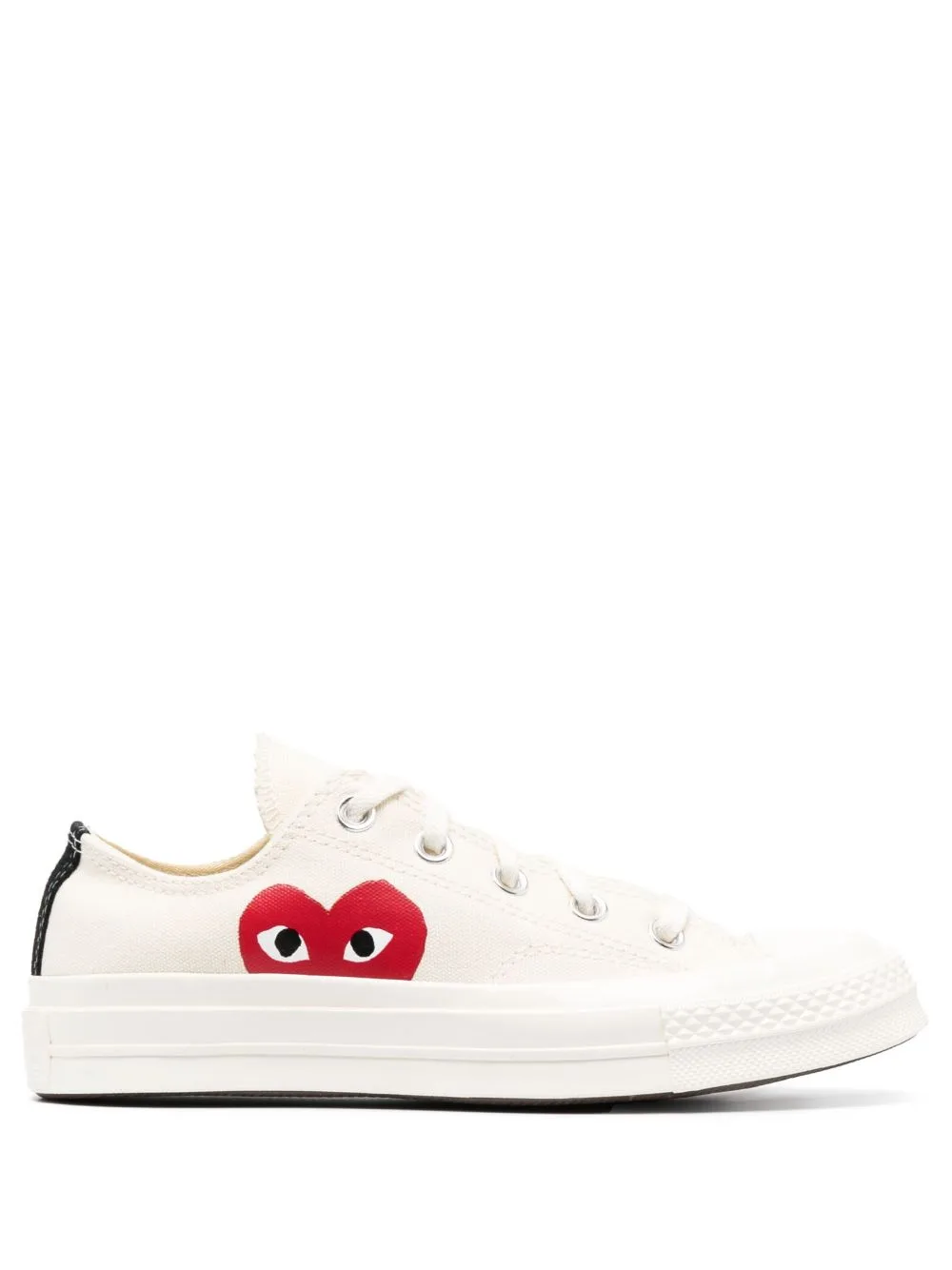 Heart Logo Canvas Sneakers by Comme Des Garçons Play x Converse