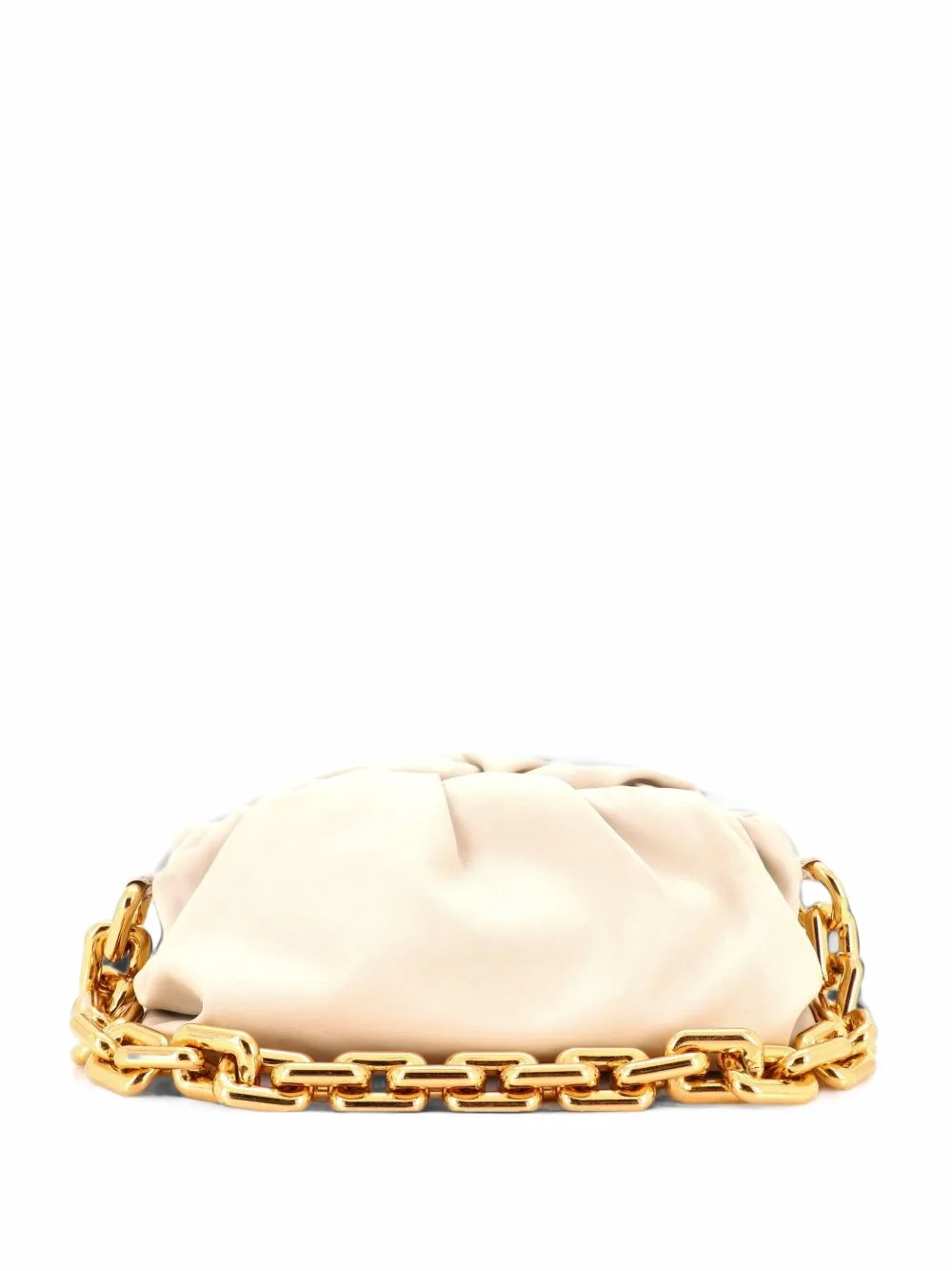 The Chain Pouch Leather Shoulder Bag by Bottega Veneta Pre-Owned