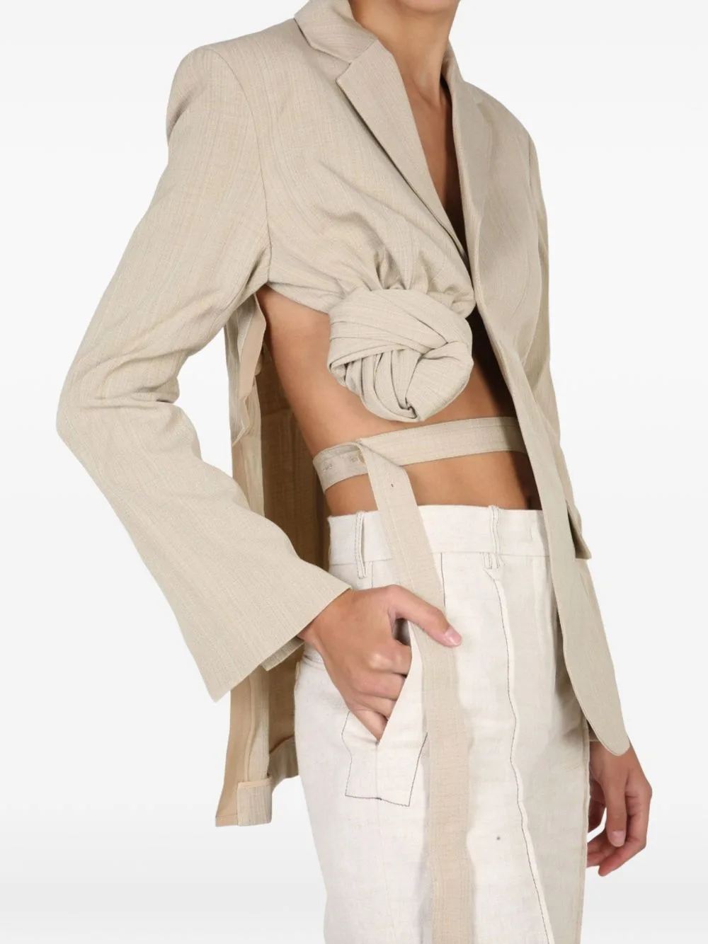 Baccala Knotted Jacket by Jacquemus