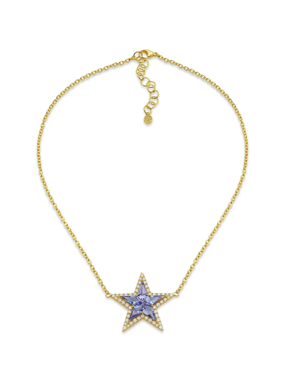 Tanzanite and Diamond Necklace