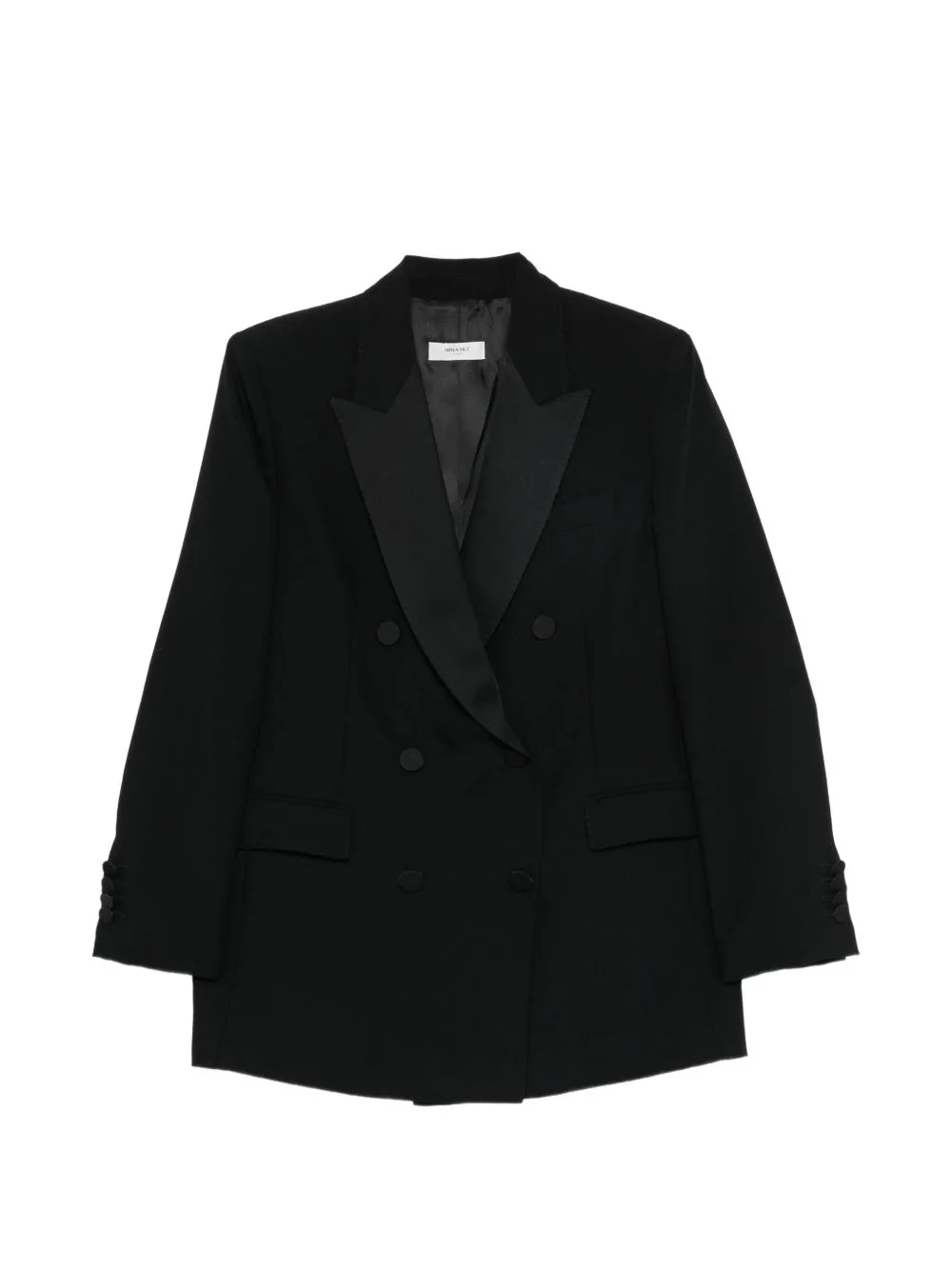 Double-Breasted Peak-Lapel Jacket