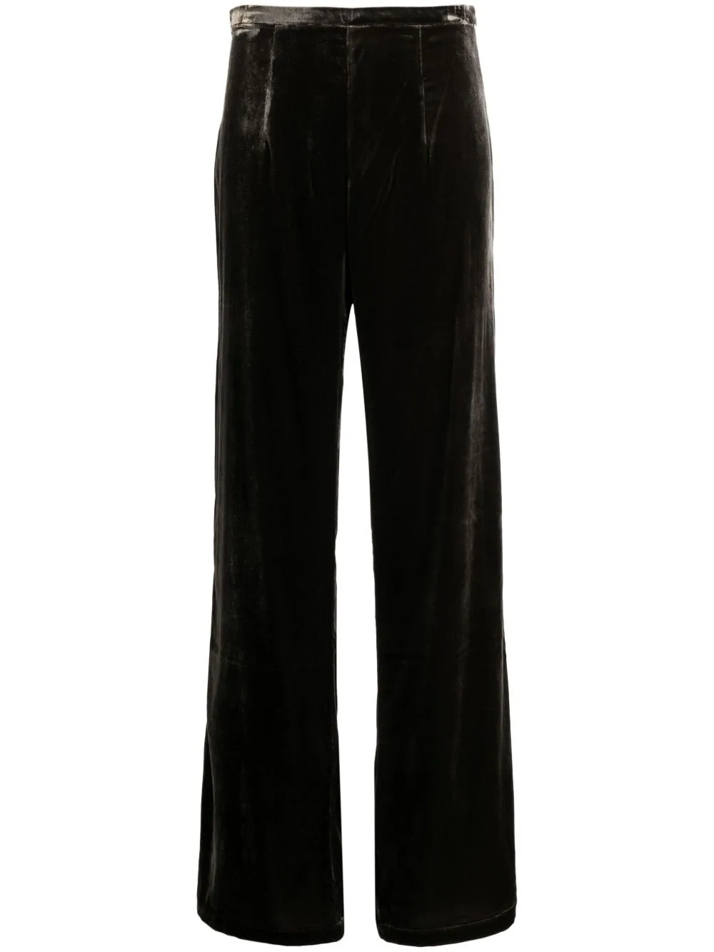 High-Waisted Flared Trousers by Le Kasha